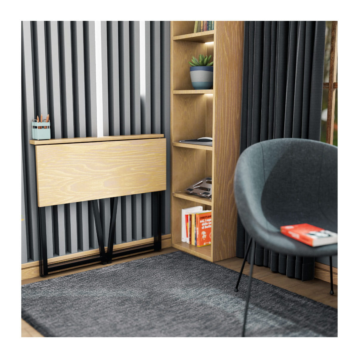 Biurko składane Mark Adler Leader 1.5 Craft 80 cm