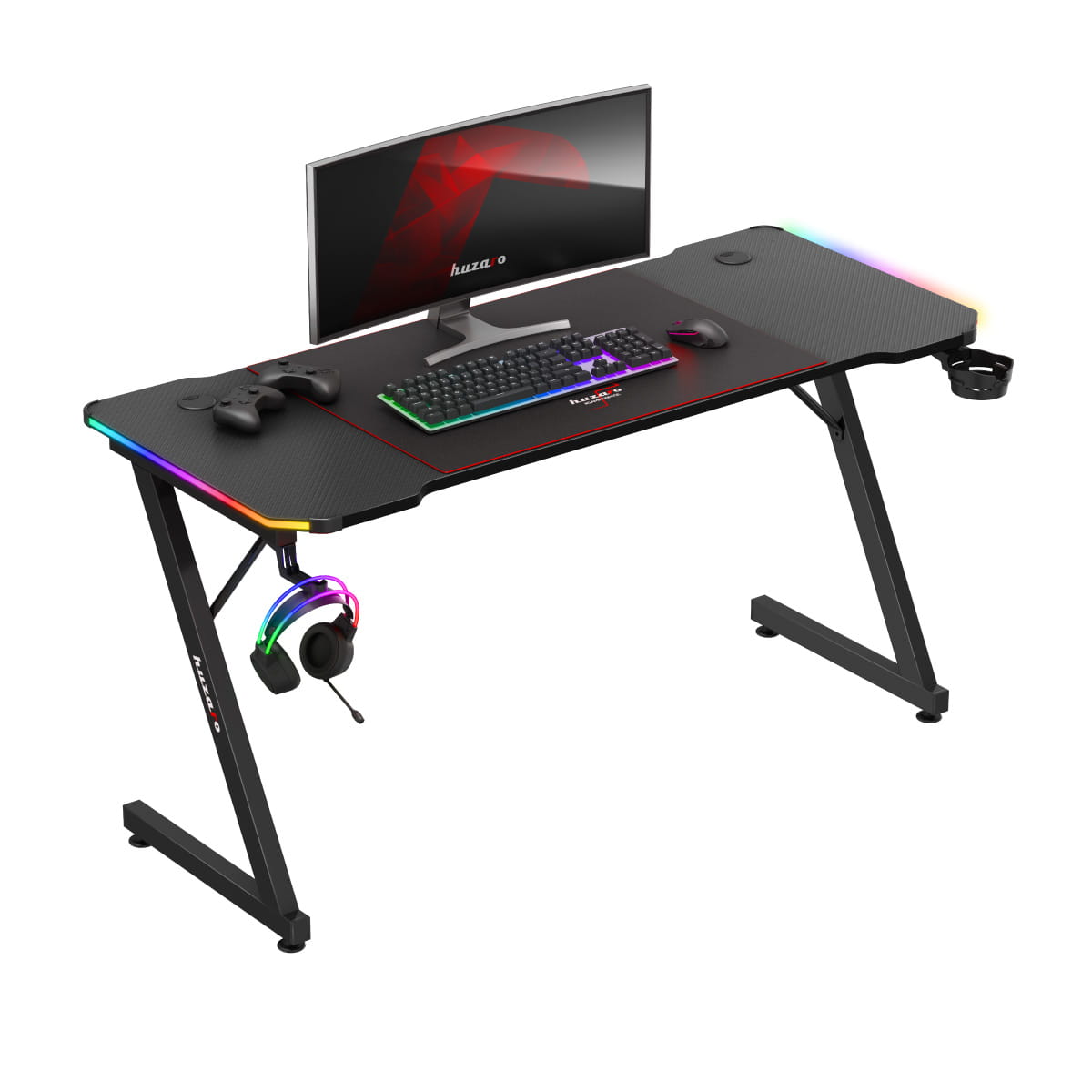 Biurko Gamingowe Huzaro Hero 3.3 RGB 140 cm