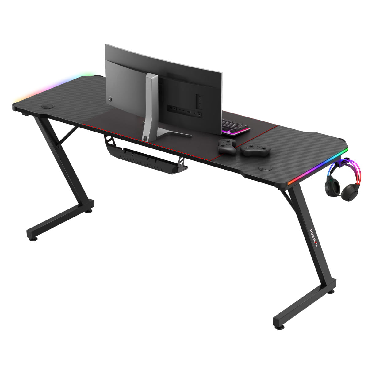 Biurko Gamingowe Huzaro Hero 4.8 RGB 160 cm