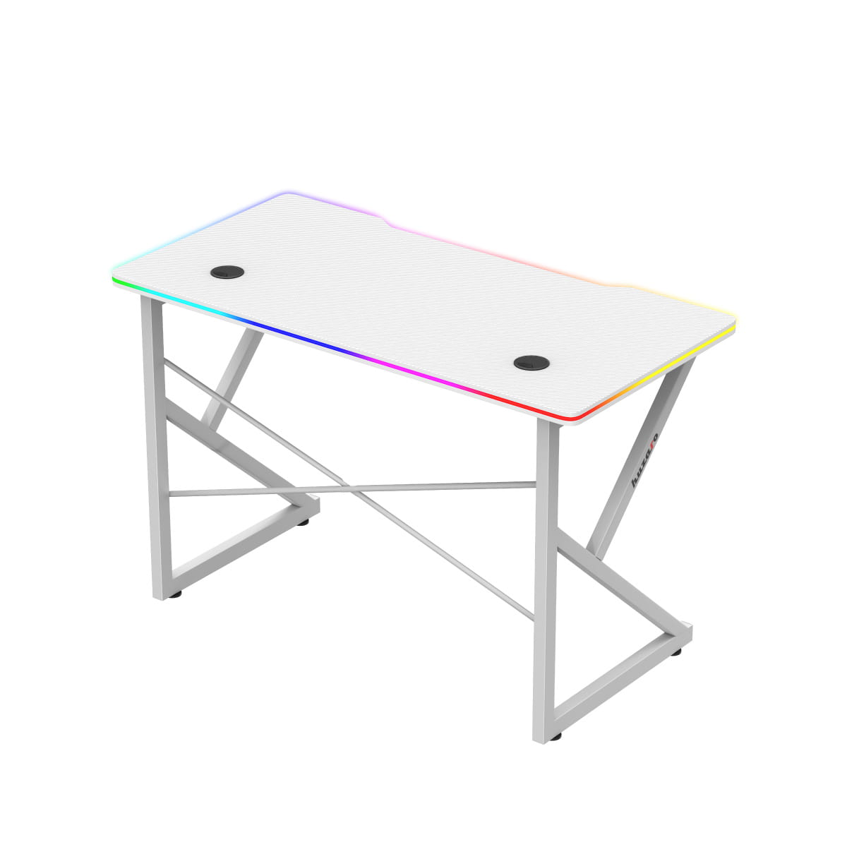 Biurko Gamingowe Huzaro Hero 1.7 RGB White 120 cm