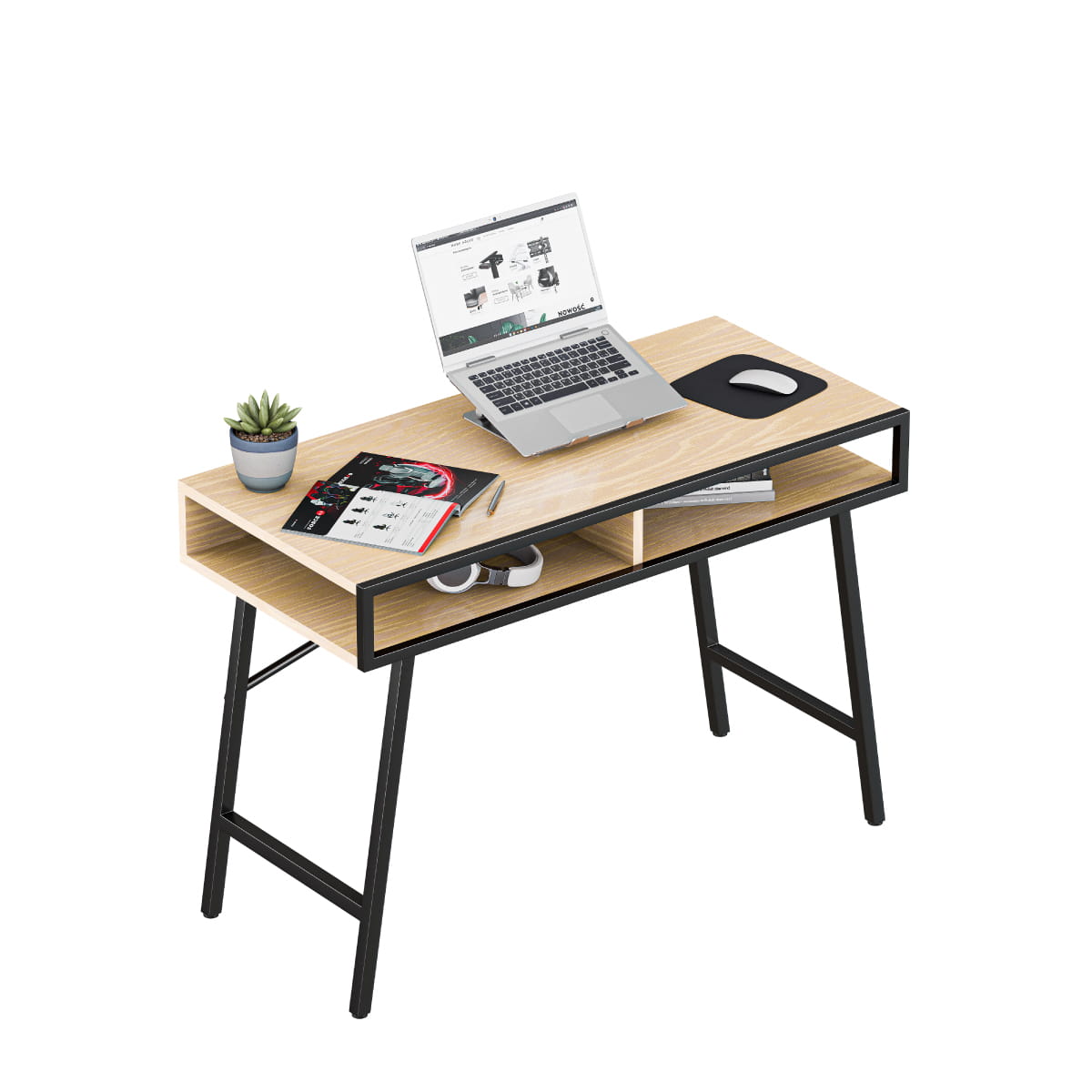 Biurko z półkami Mark Adler Leader 4.2 110 cm