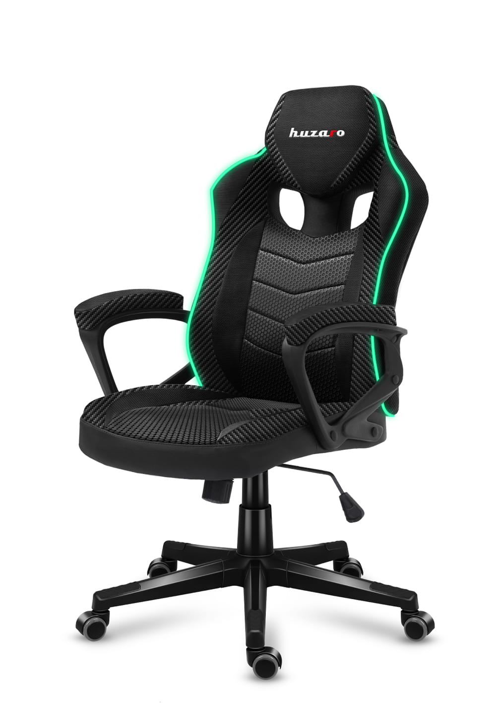 Fotel Gamingowy Huzaro Force 2.5 RGB Carbon Mesh OUTLET