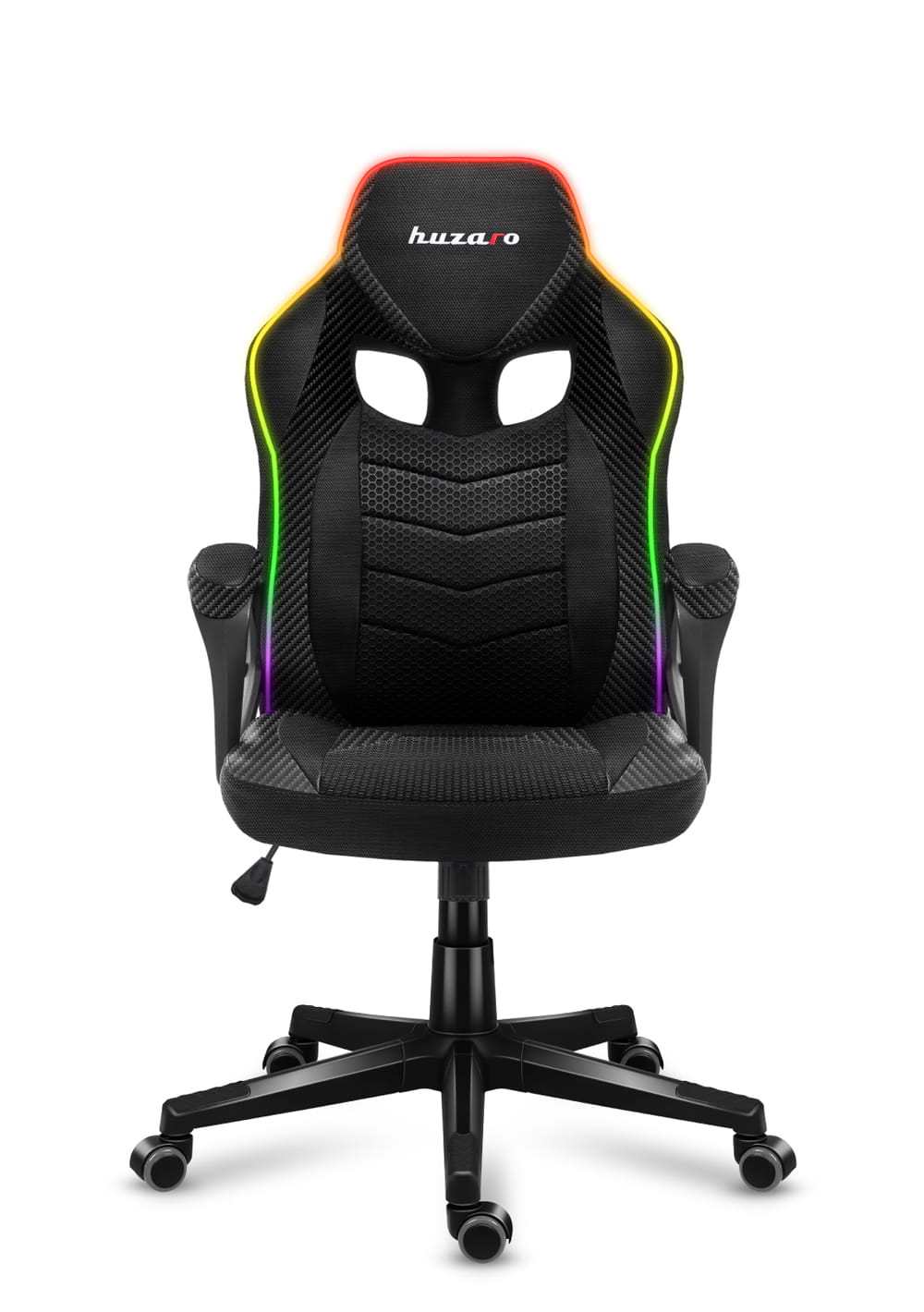 Fotel Gamingowy Huzaro Force 2.5 RGB Carbon Mesh OUTLET