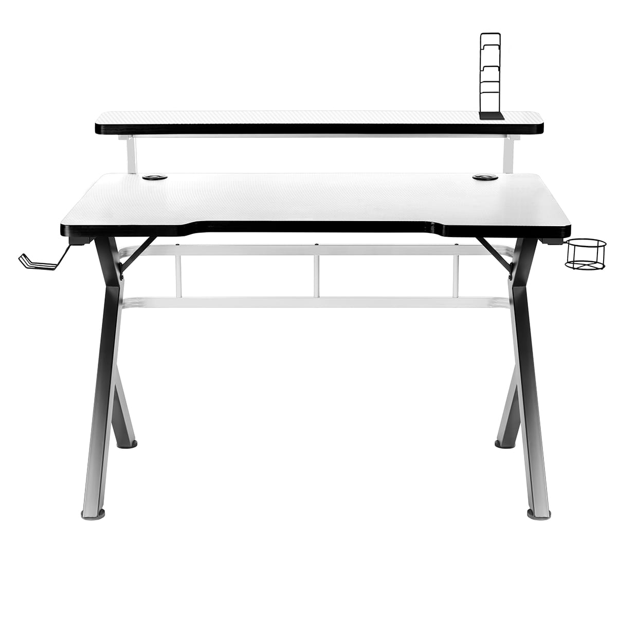 Biurko Gamingowe Huzaro Hero 5.0 White 120 cm OUTLET