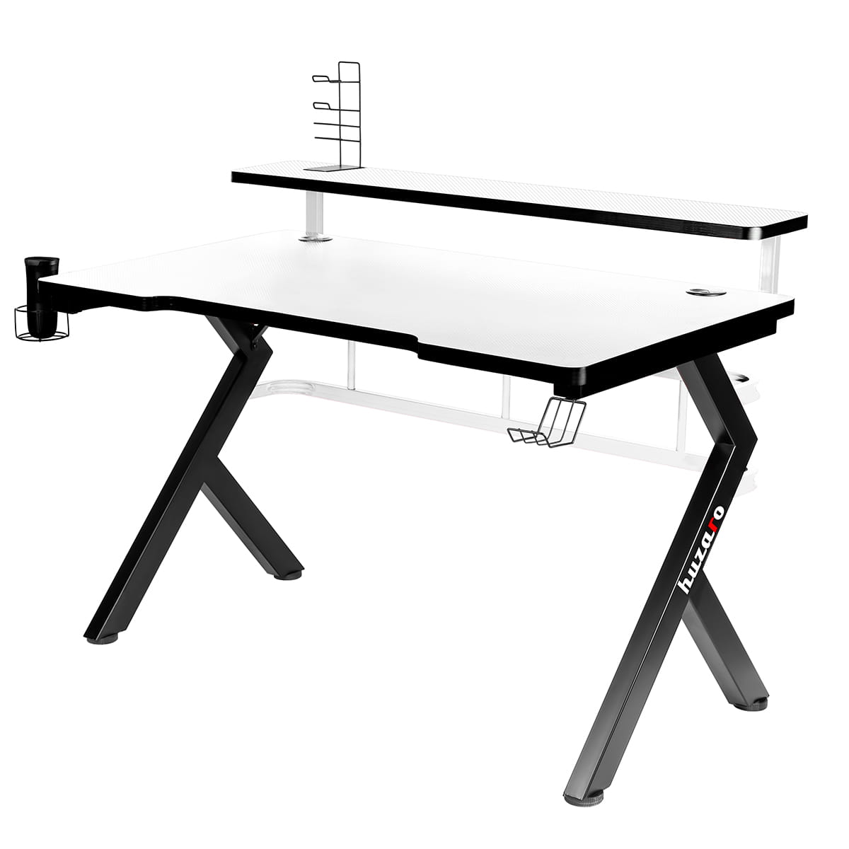 Biurko Gamingowe Huzaro Hero 5.0 White 120 cm OUTLET