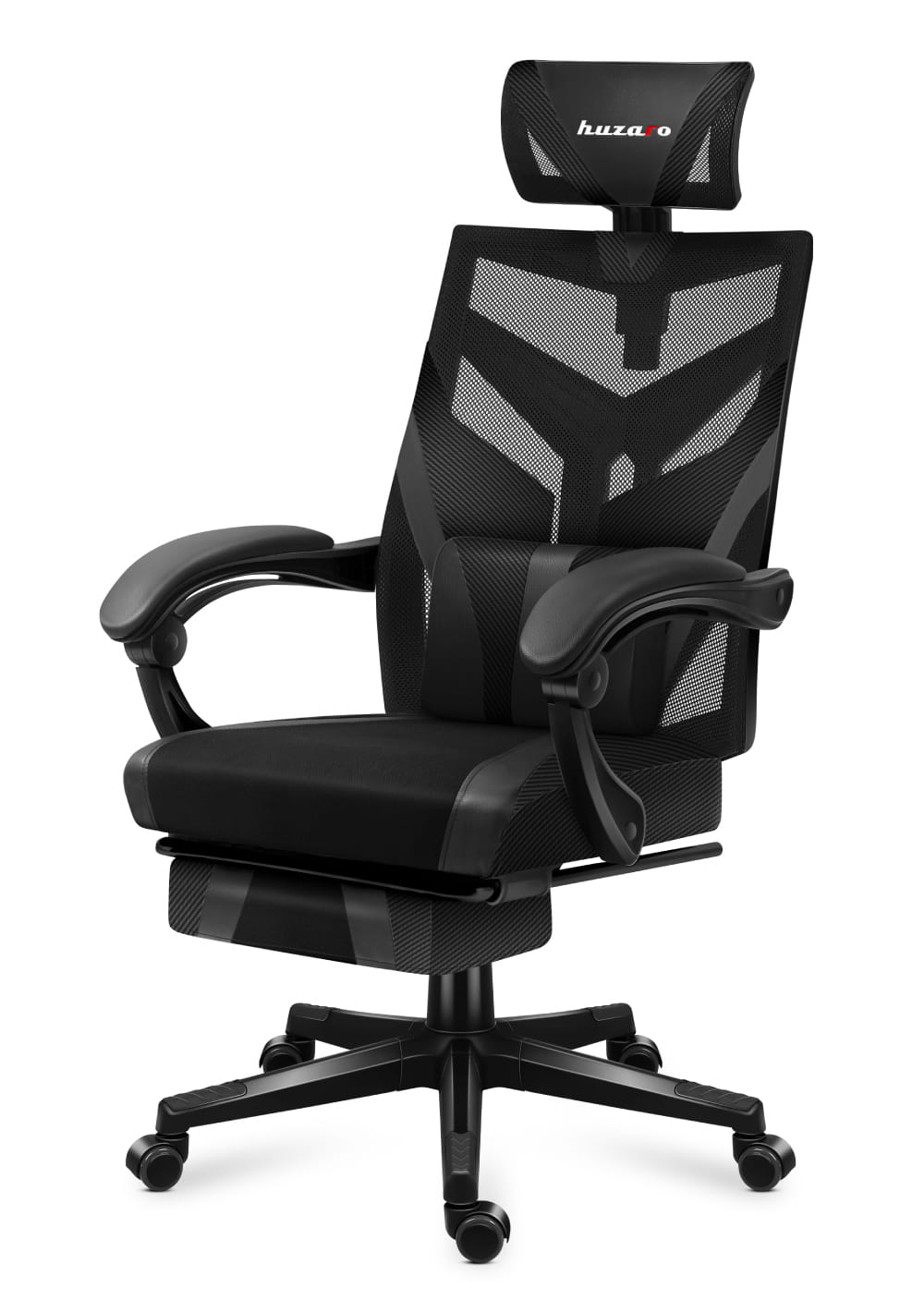 Fotel Gamingowy HUZARO COMBAT 5.0 Black OUTLET