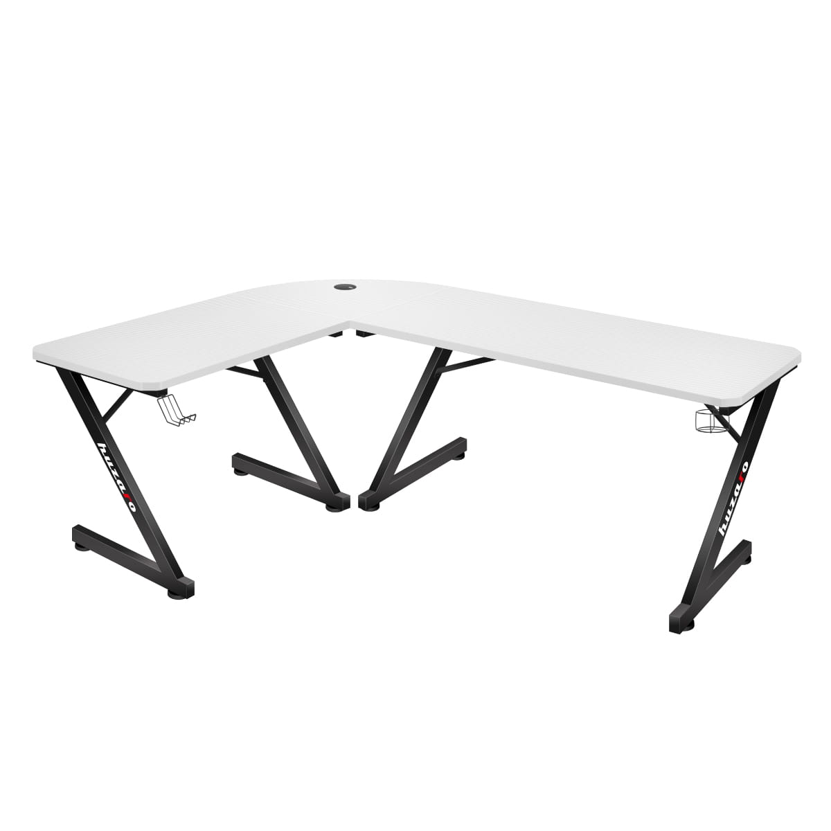 Biurko Gamingowe Huzaro Hero 7.0 White 154 cm OUTLET