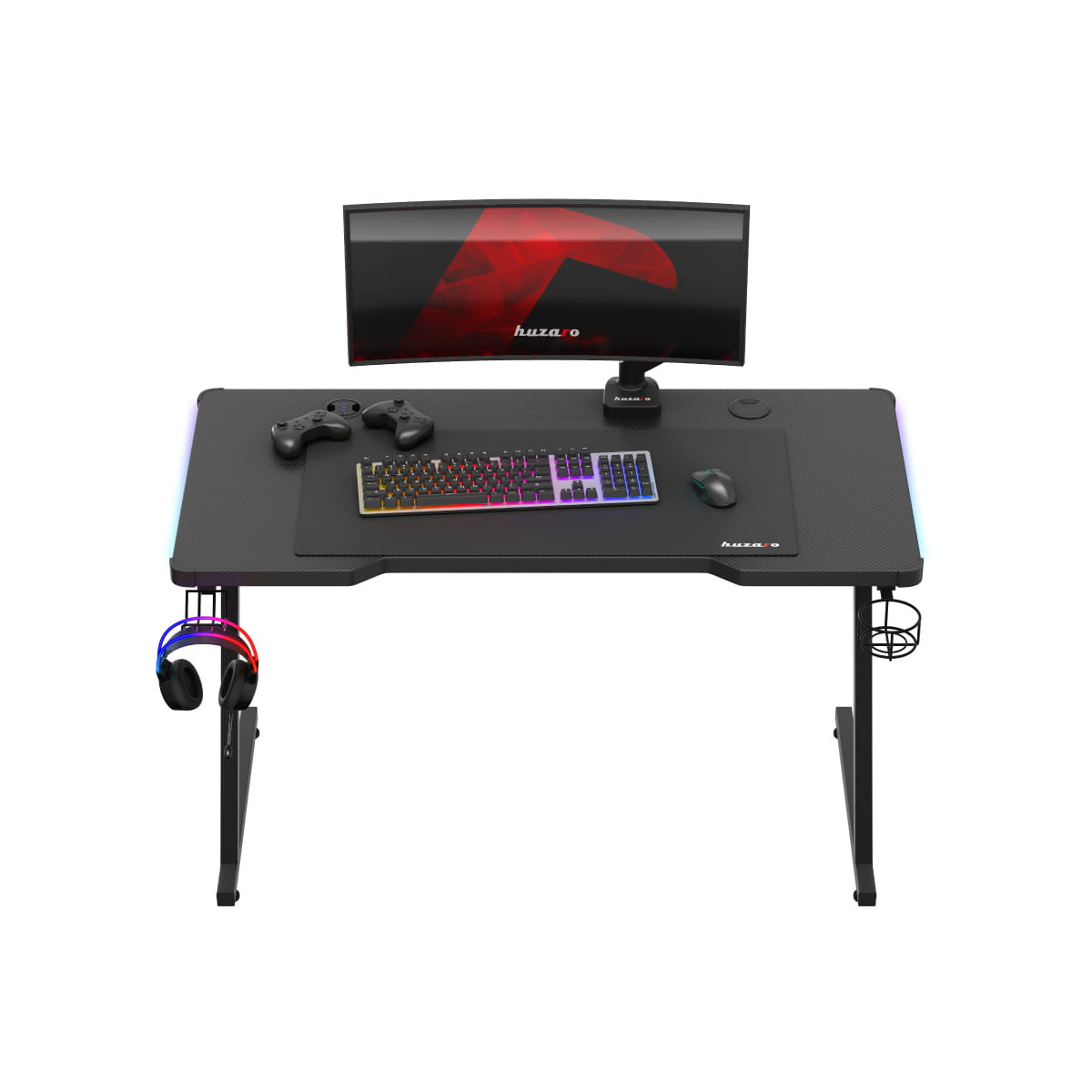 Biurko Gamingowe Huzaro Hero 2.5 RGB LED 120 cm OUTLET