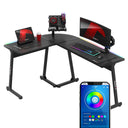 Biurko Gamingowe HUZARO HERO 6.0 Black RGB Smart 147 cm