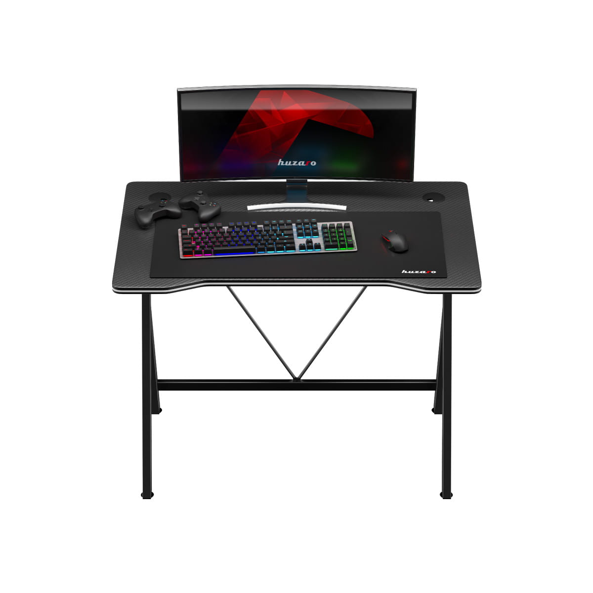 Biurko Gamingowe Huzaro Hero 1.4 Black 100 cm OUTLET