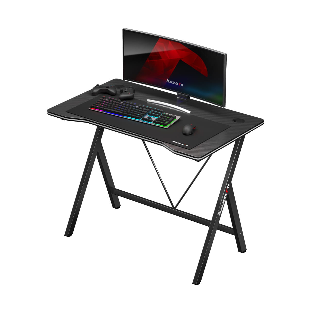 Biurko Gamingowe Huzaro Hero 1.4 Black 100 cm OUTLET