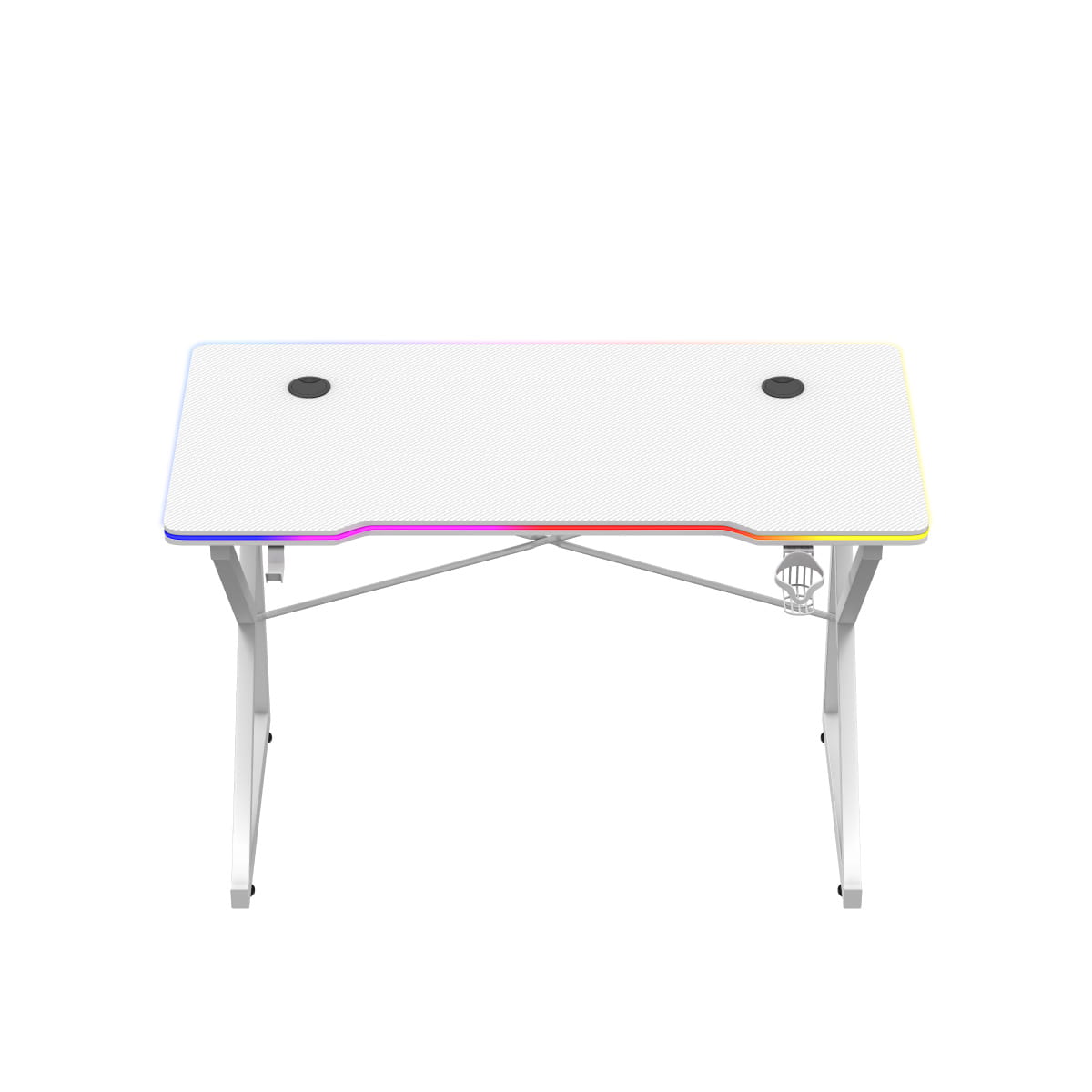 Biurko Gamingowe Huzaro Hero 1.7 RGB White 120 cm OUTLET