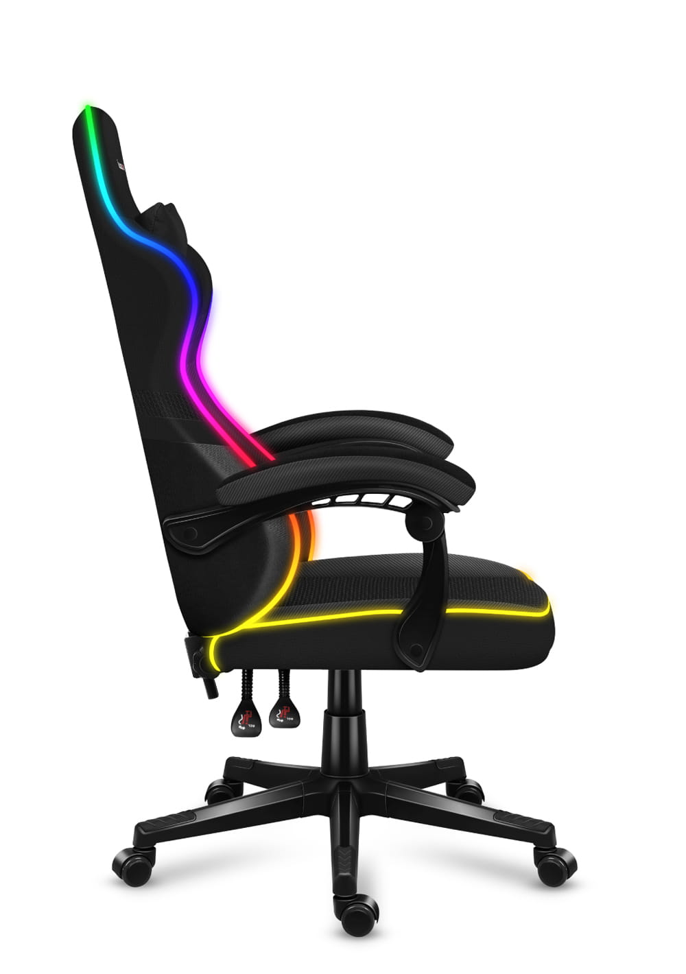 Fotel Gamingowy Huzaro FORCE 4.4 RGB Black Mesh OUTLET
