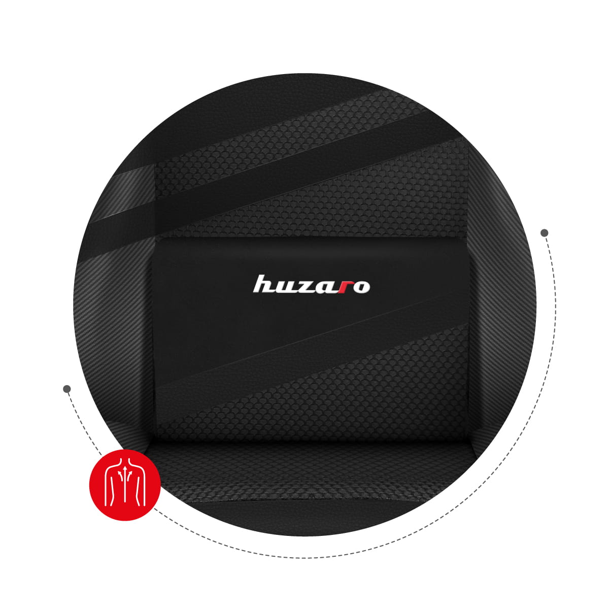 Fotel Gamingowy HUZARO FORCE 4.4 Carbon OUTLET