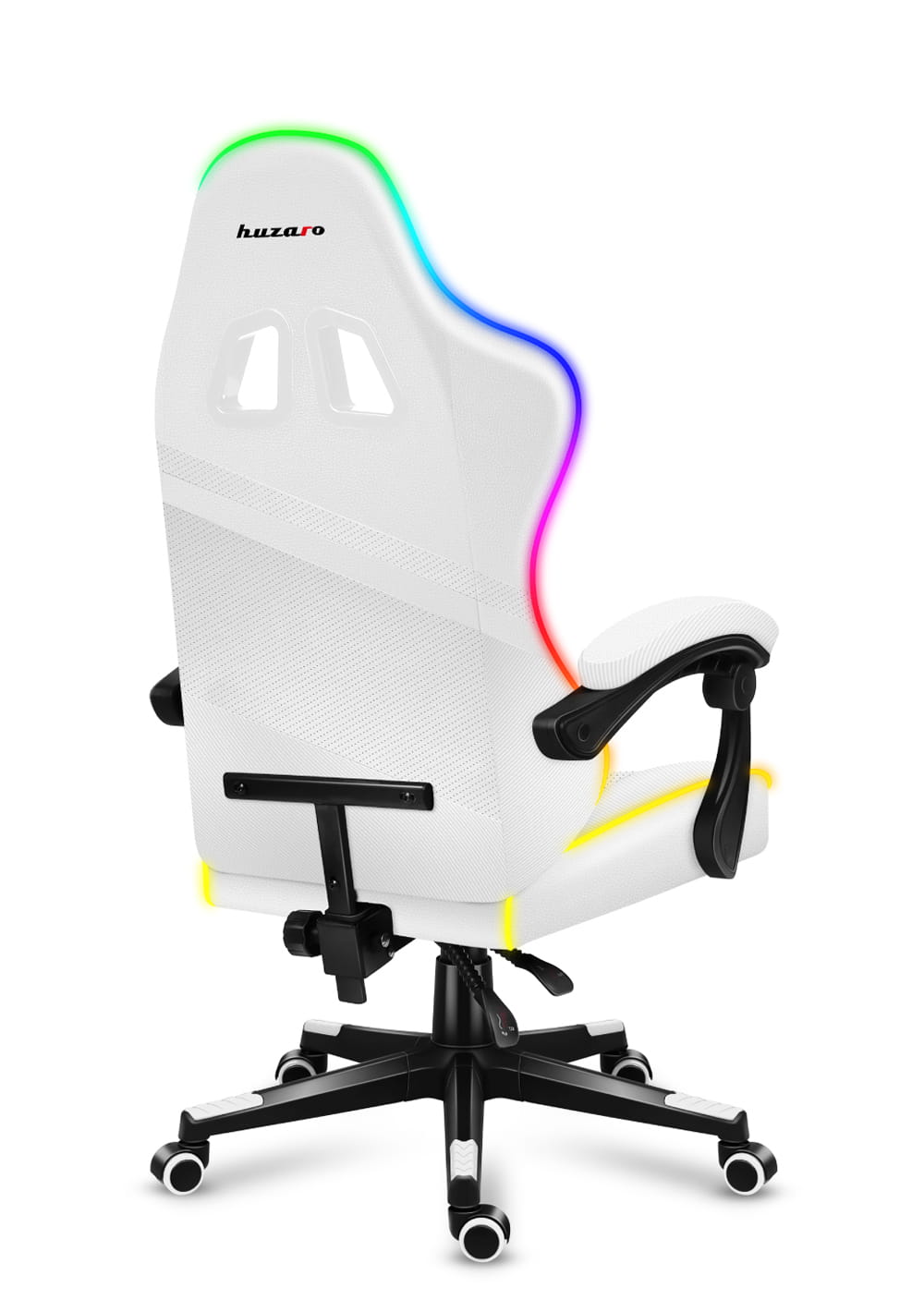 Fotel Gamingowy HUZARO FORCE 4.4 RGB White OUTLET