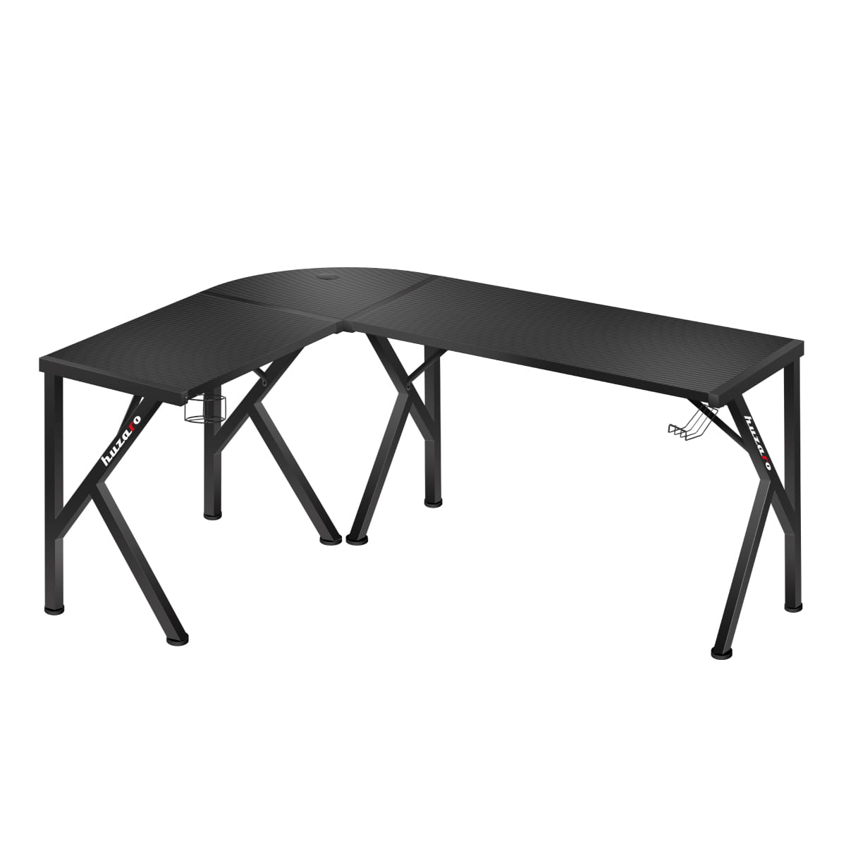 Biurko Gamingowe Huzaro Hero 6.3 Black 154 cm OUTLET