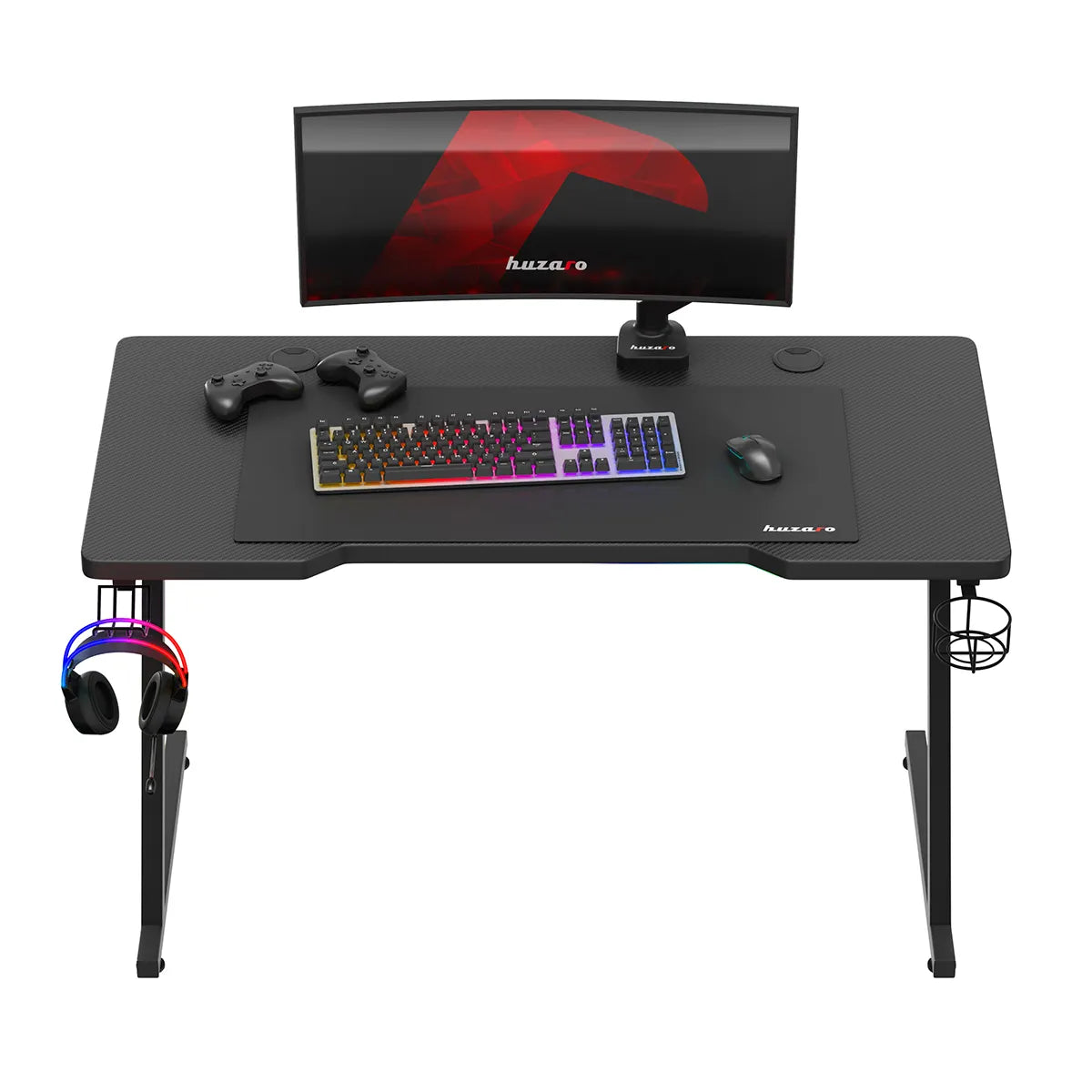 Biurko Gamingowe Huzaro Hero 2.5 Black 120 cm OUTLET