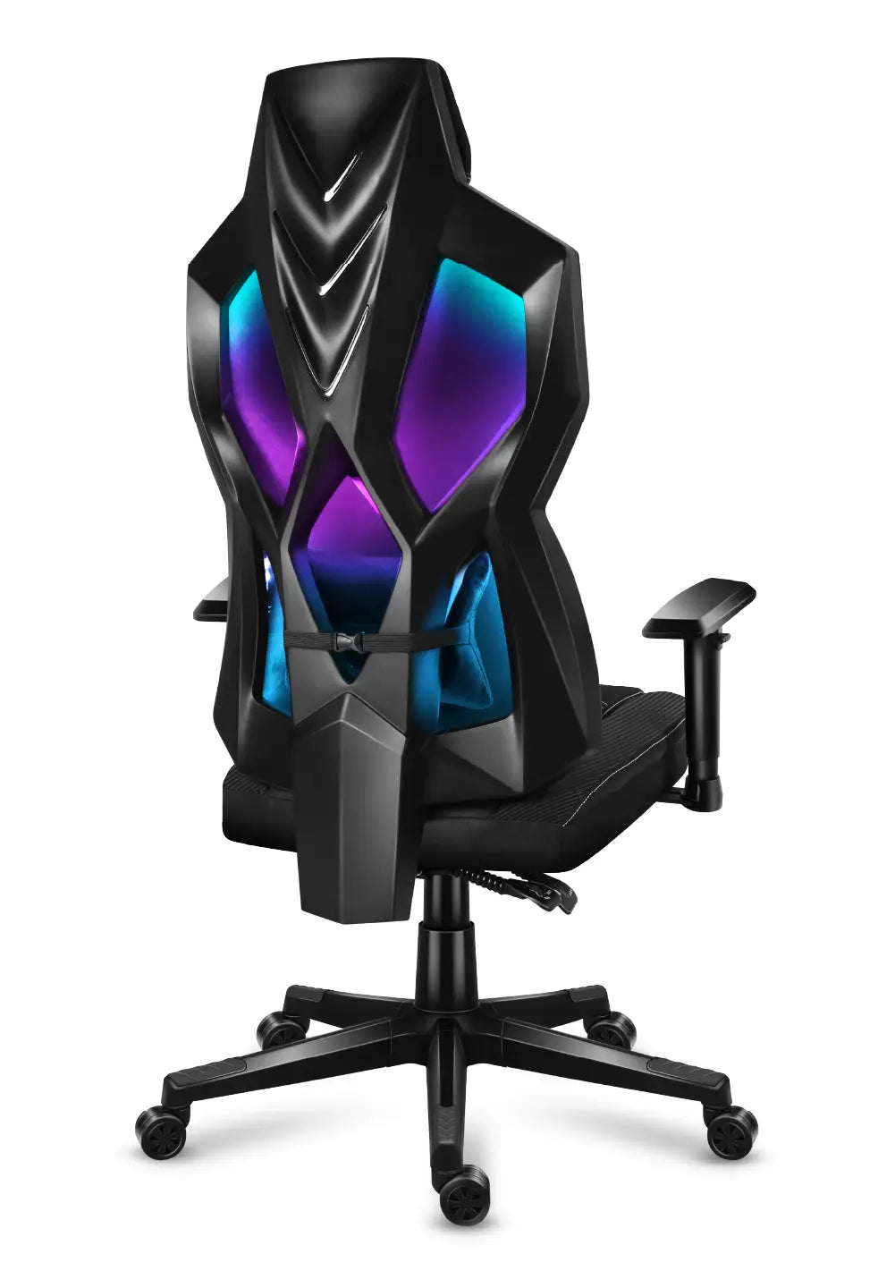 Fotel Gamingowy Huzaro COMBAT 6.2 Black RGB OUTLET