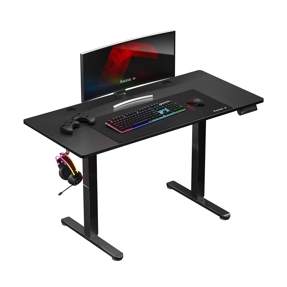 Biurko Elektryczne Huzaro Hero 8.2 Black 120 cm OUTLET