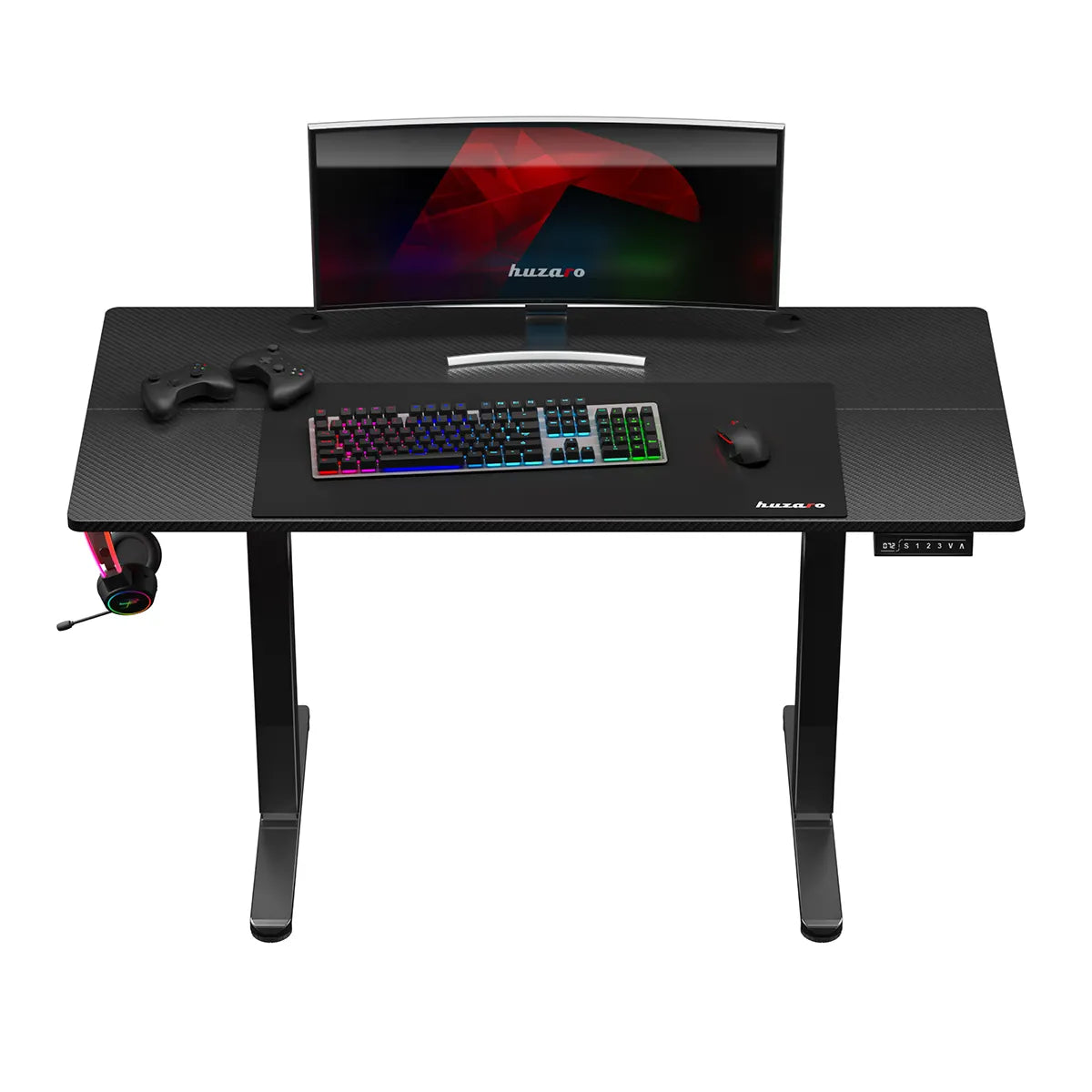 Biurko Elektryczne Huzaro Hero 8.2 Black 120 cm OUTLET