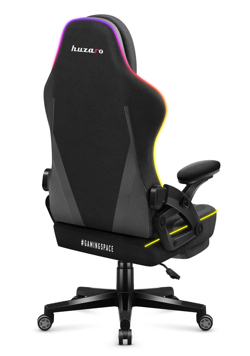 Fotel gamingowy Huzaro Force 4.6 Black RGB Smart OUTLET