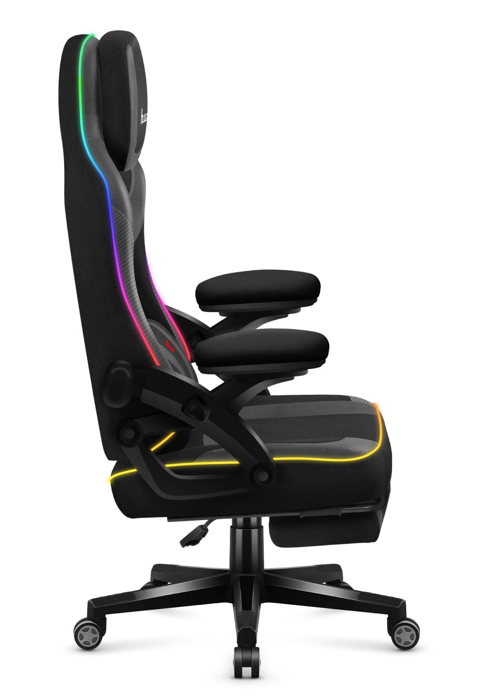 Fotel gamingowy Huzaro Force 4.6 Black RGB Smart OUTLET