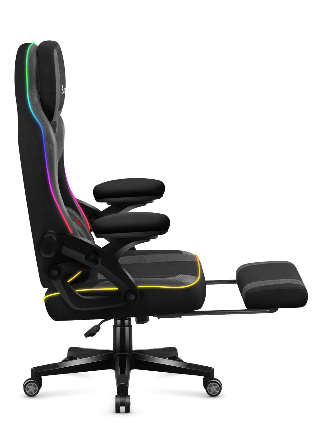 Fotel gamingowy Huzaro Force 4.6 Black RGB Smart OUTLET