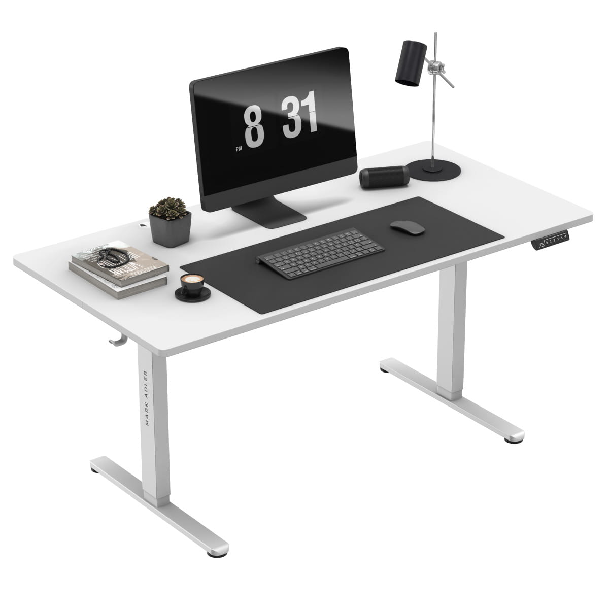 Biurko elektryczne Mark Adler Leader 7.6 White 160 cm OUTLET