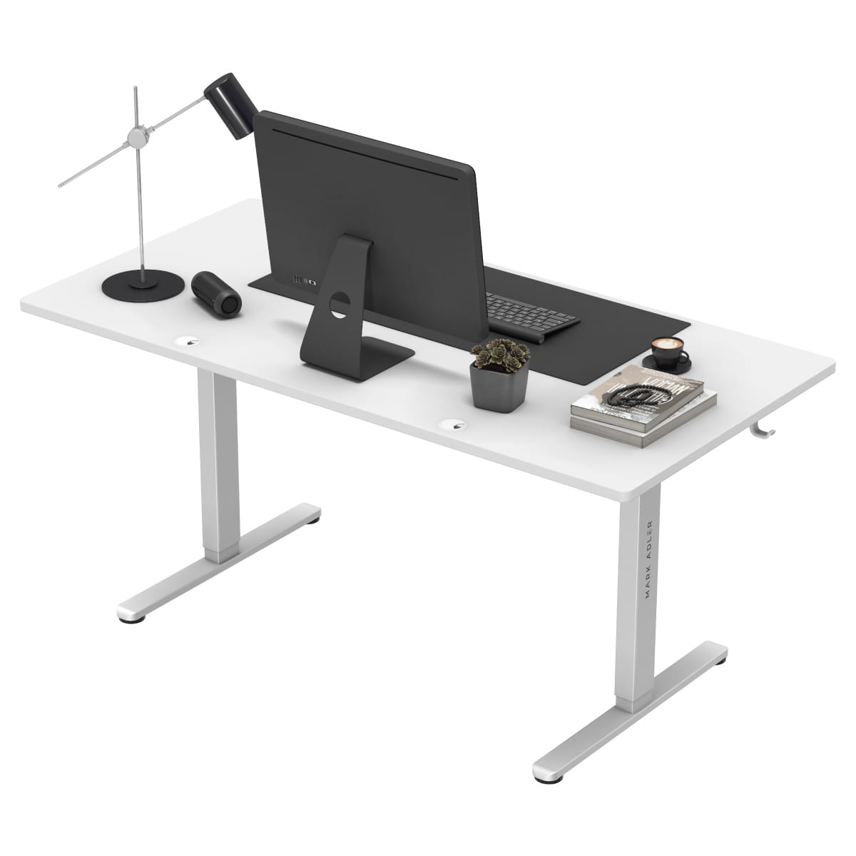Biurko elektryczne Mark Adler Leader 7.6 White 160 cm OUTLET