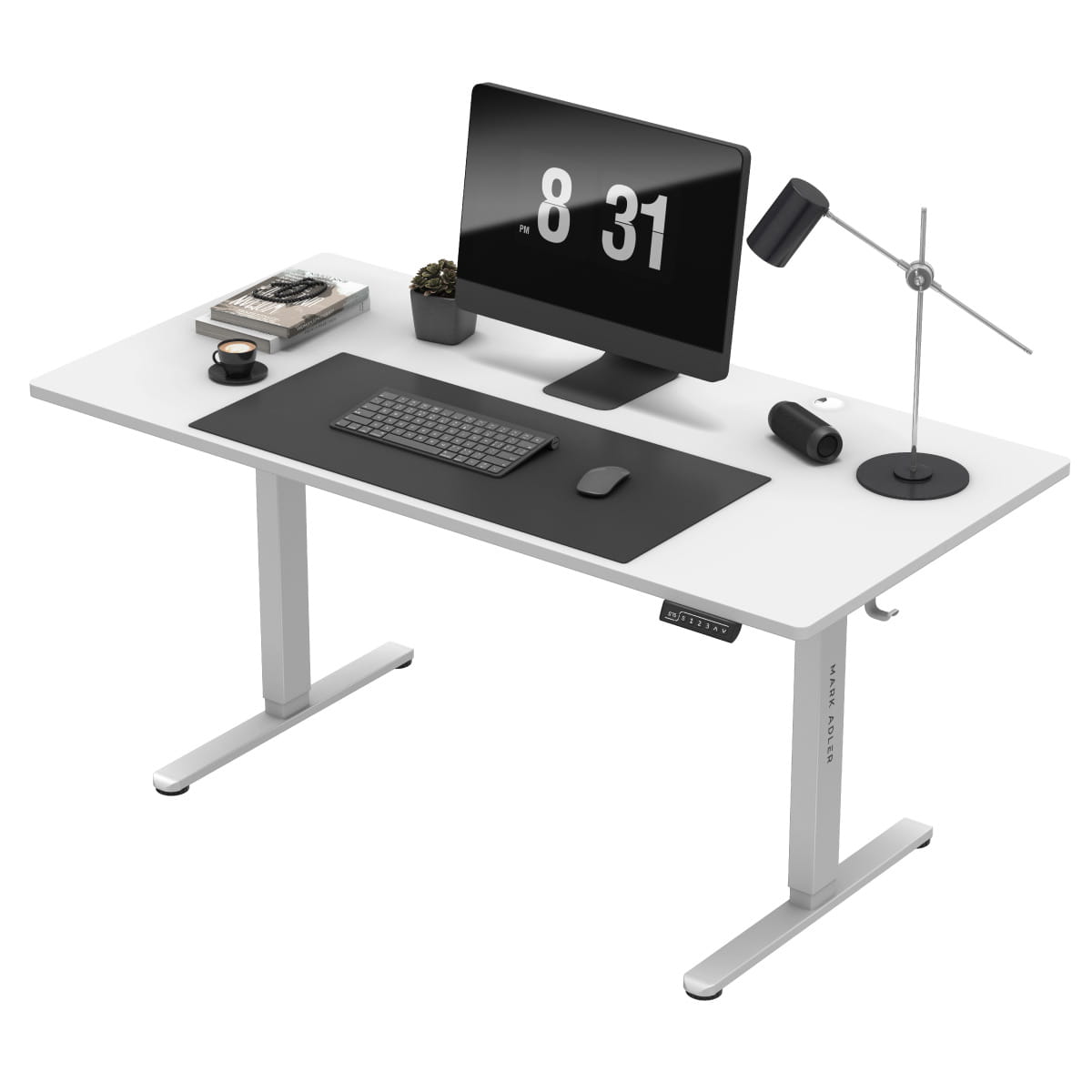 Biurko elektryczne Mark Adler Leader 7.6 White 160 cm OUTLET