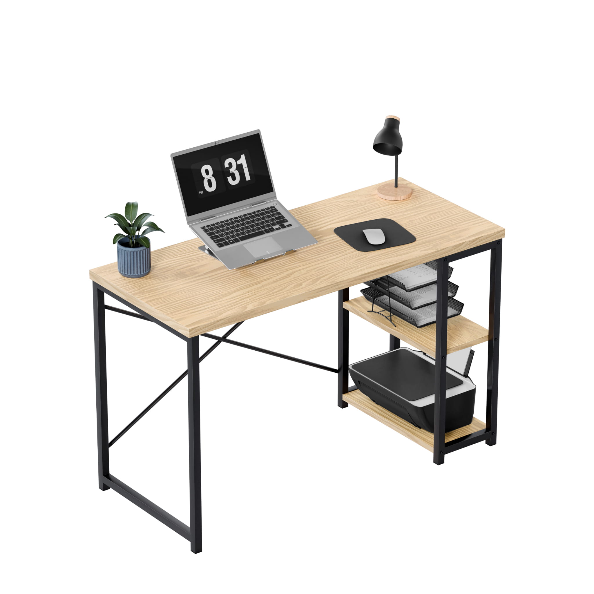 Biurko z półkami Mark Adler Leader 2.0 Craft 120 cm