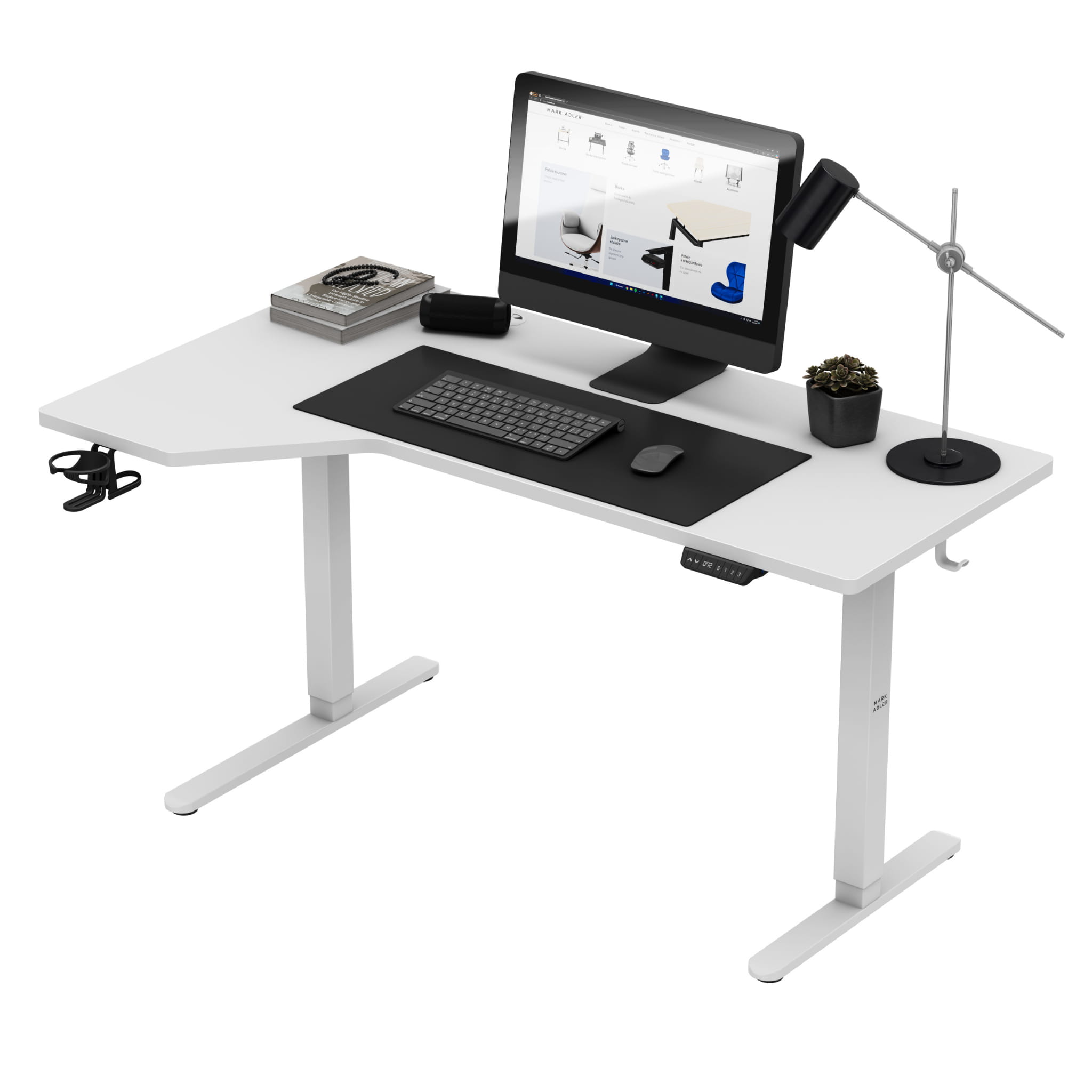 Biurko elektryczne Mark Adler Leader 9.1 White 145 cm