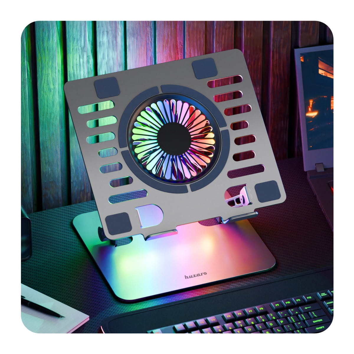 Podstawka chłodząca pod laptopa Huzaro Hold 4.0 RGB OUTLET