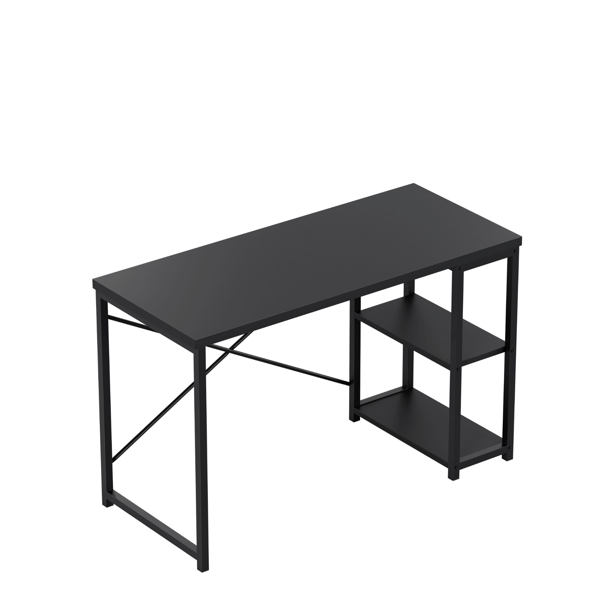 Biurko z półkami Mark Adler Leader 2.0 Black 120 cm