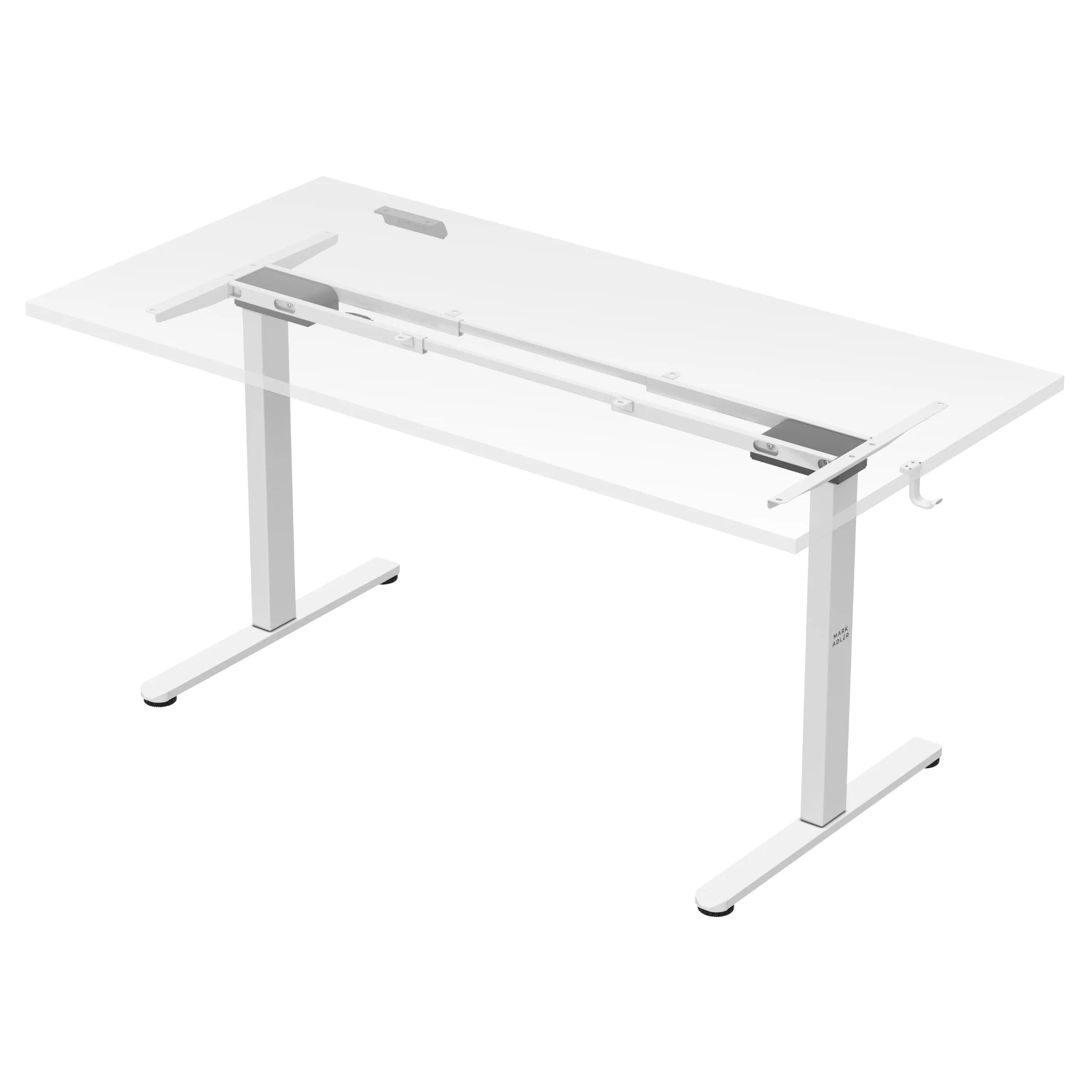 Dwusilnikowy elektryczny stelaż biurka Mark Adler Xeno 4.5 White