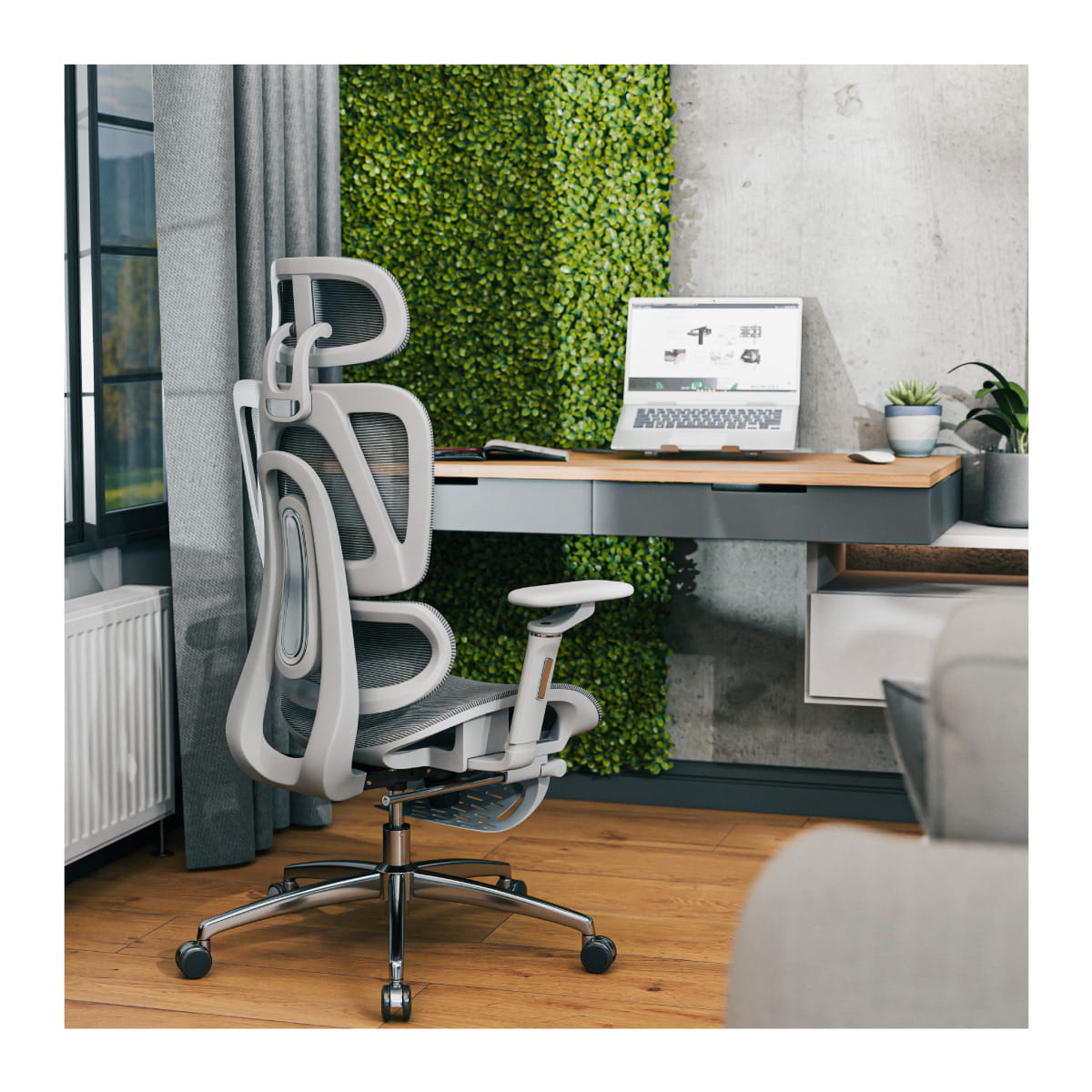 Fotel ergonomiczny Mark Adler Expert 7.9 Grey OUTLET