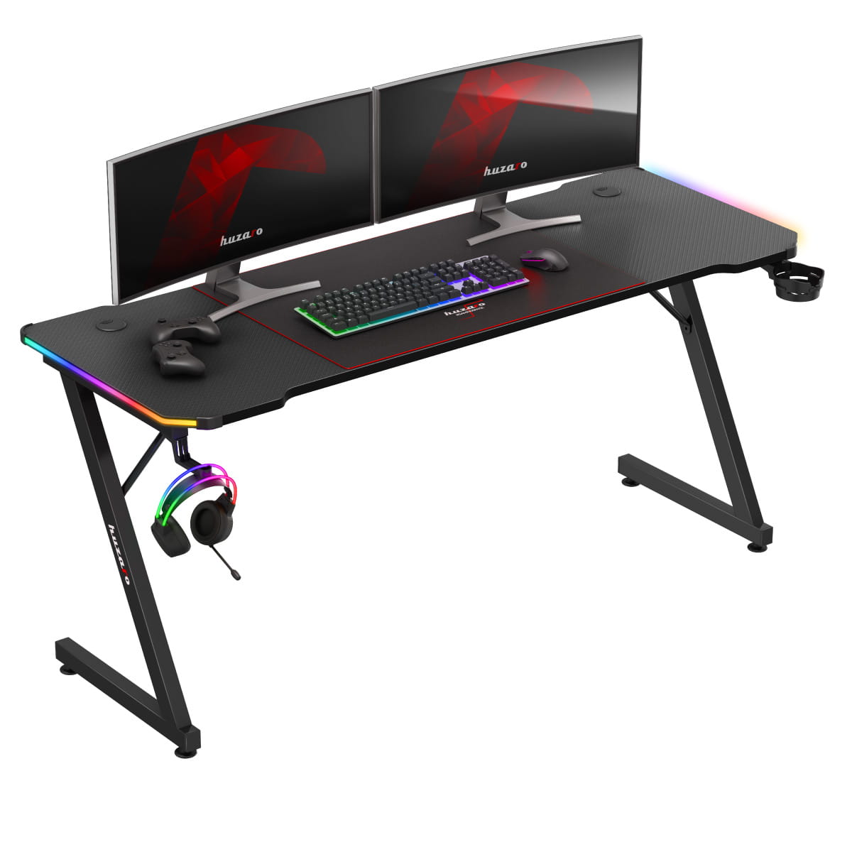 Biurko Gamingowe Huzaro Hero 4.8 RGB 160 cm OUTLET