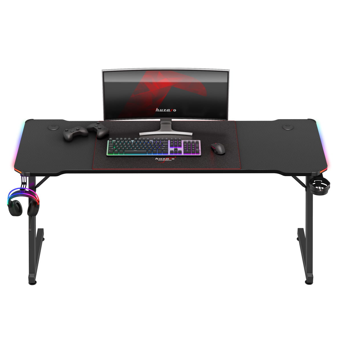 Biurko Gamingowe Huzaro Hero 4.8 RGB 160 cm OUTLET