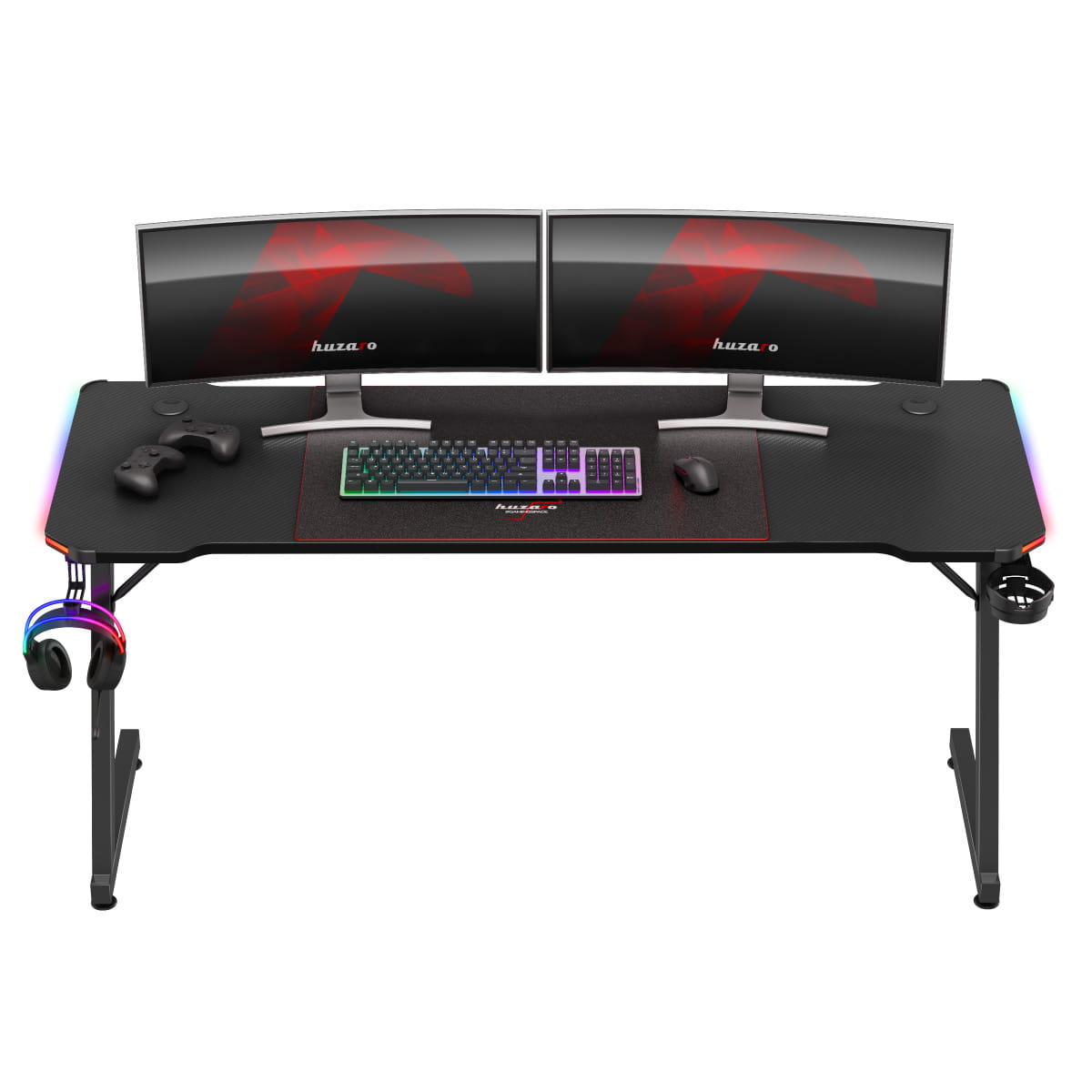 Biurko Gamingowe Huzaro Hero 4.8 RGB 160 cm OUTLET