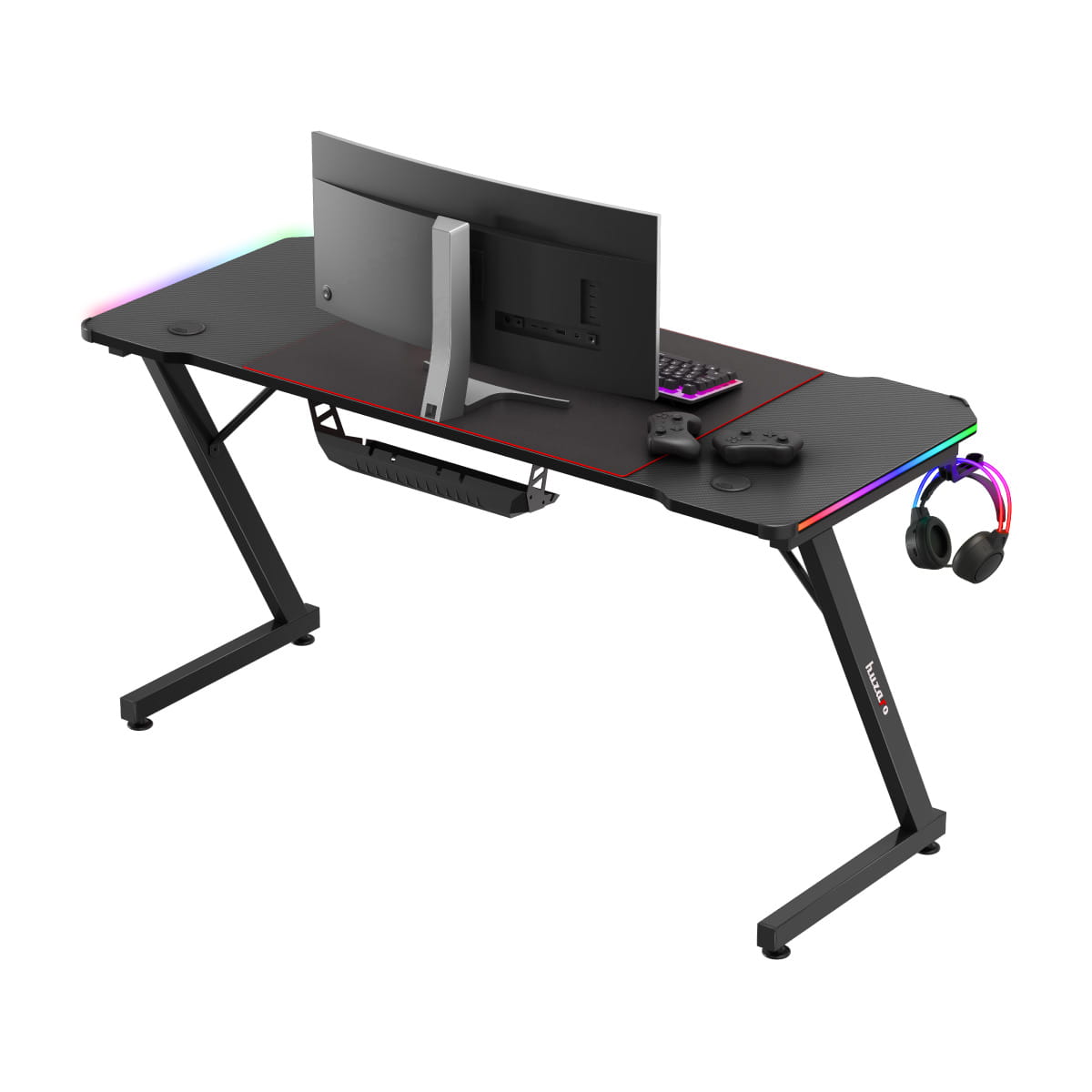 Biurko Gamingowe Huzaro Hero 3.3 RGB 140 cm OUTLET