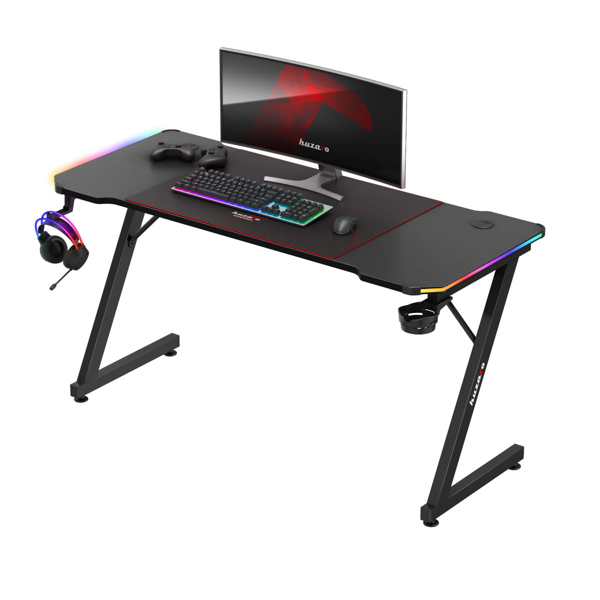 Biurko Gamingowe Huzaro Hero 3.3 RGB 140 cm OUTLET