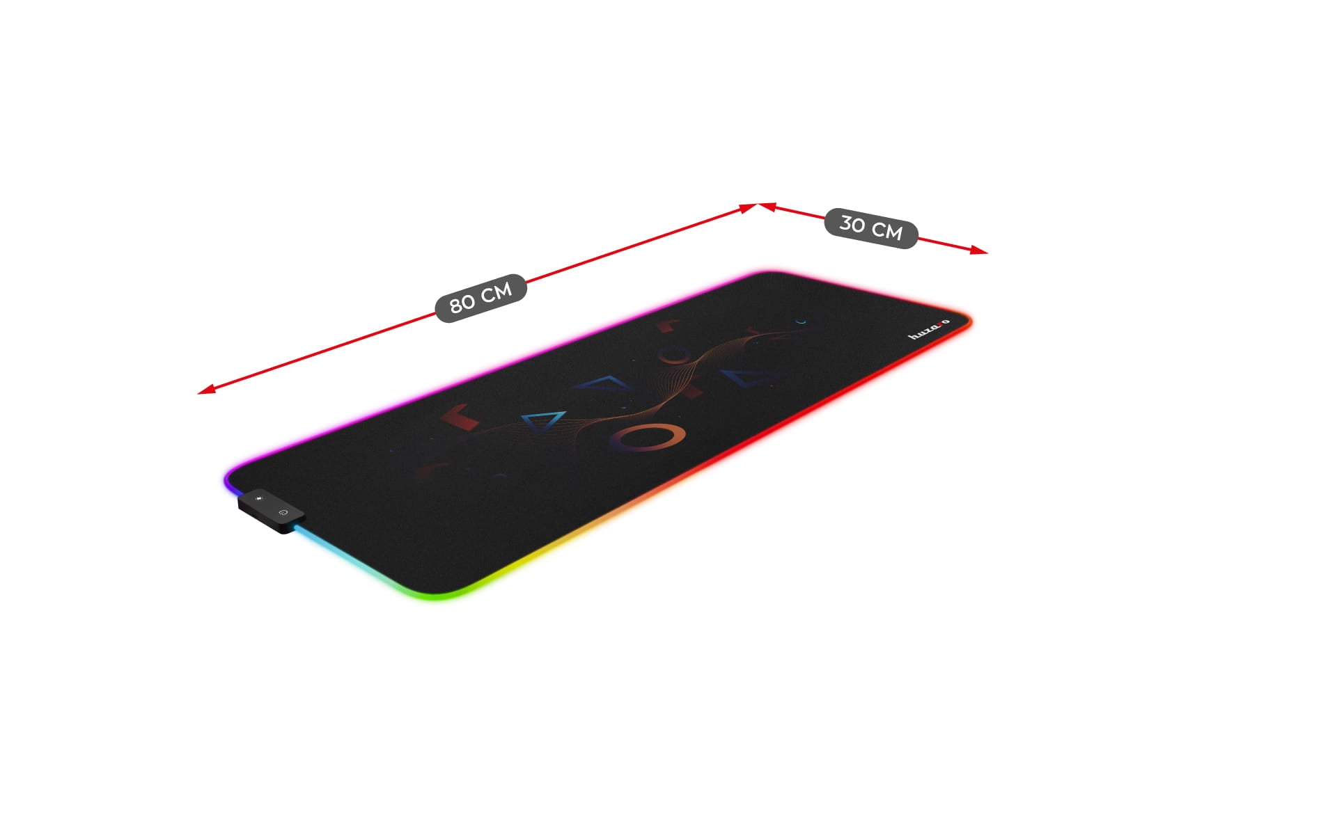 Podkładka gamingowa Huzaro RGB Design OUTLET