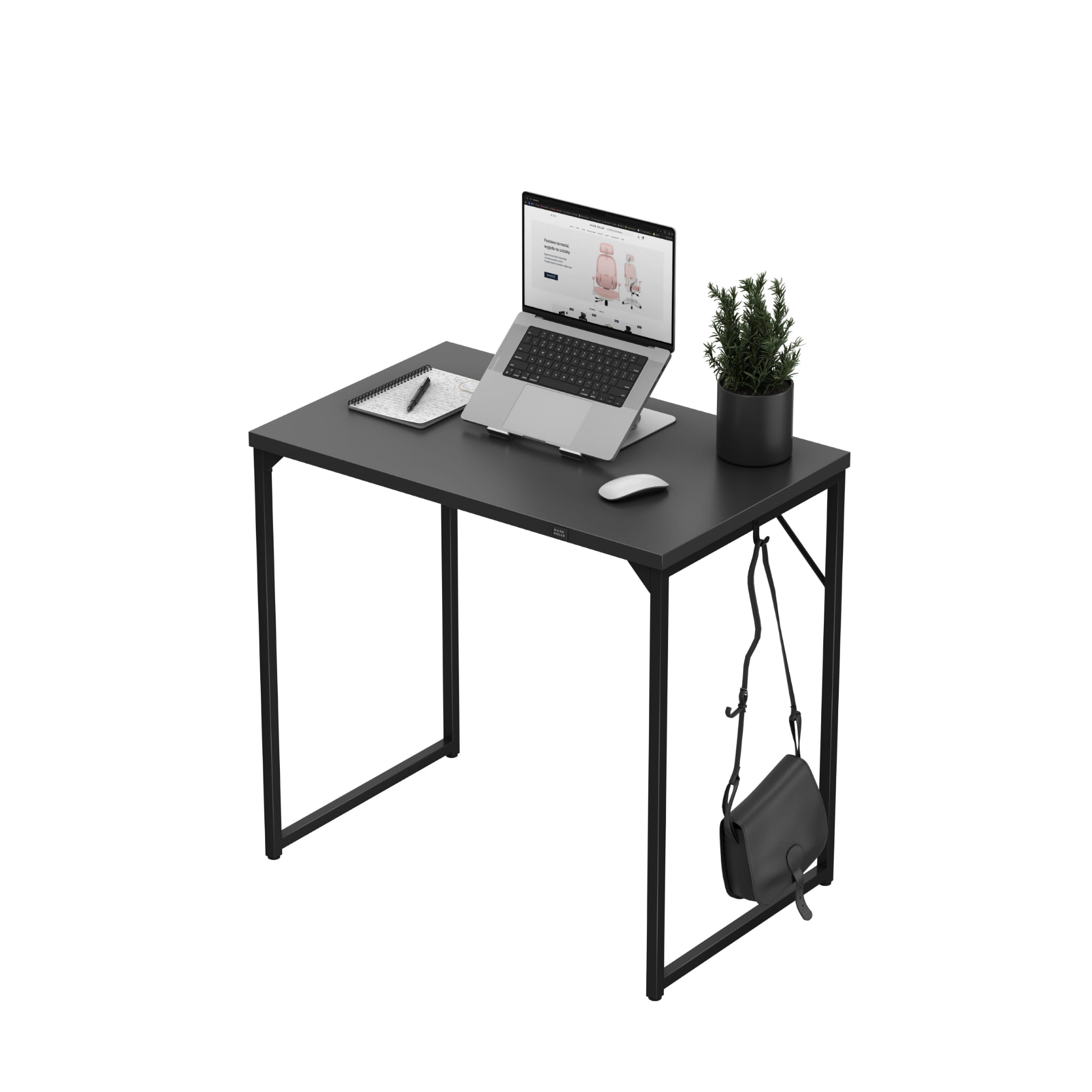 Biurko Małe Mark Adler Leader 1.3 Black 80 cm