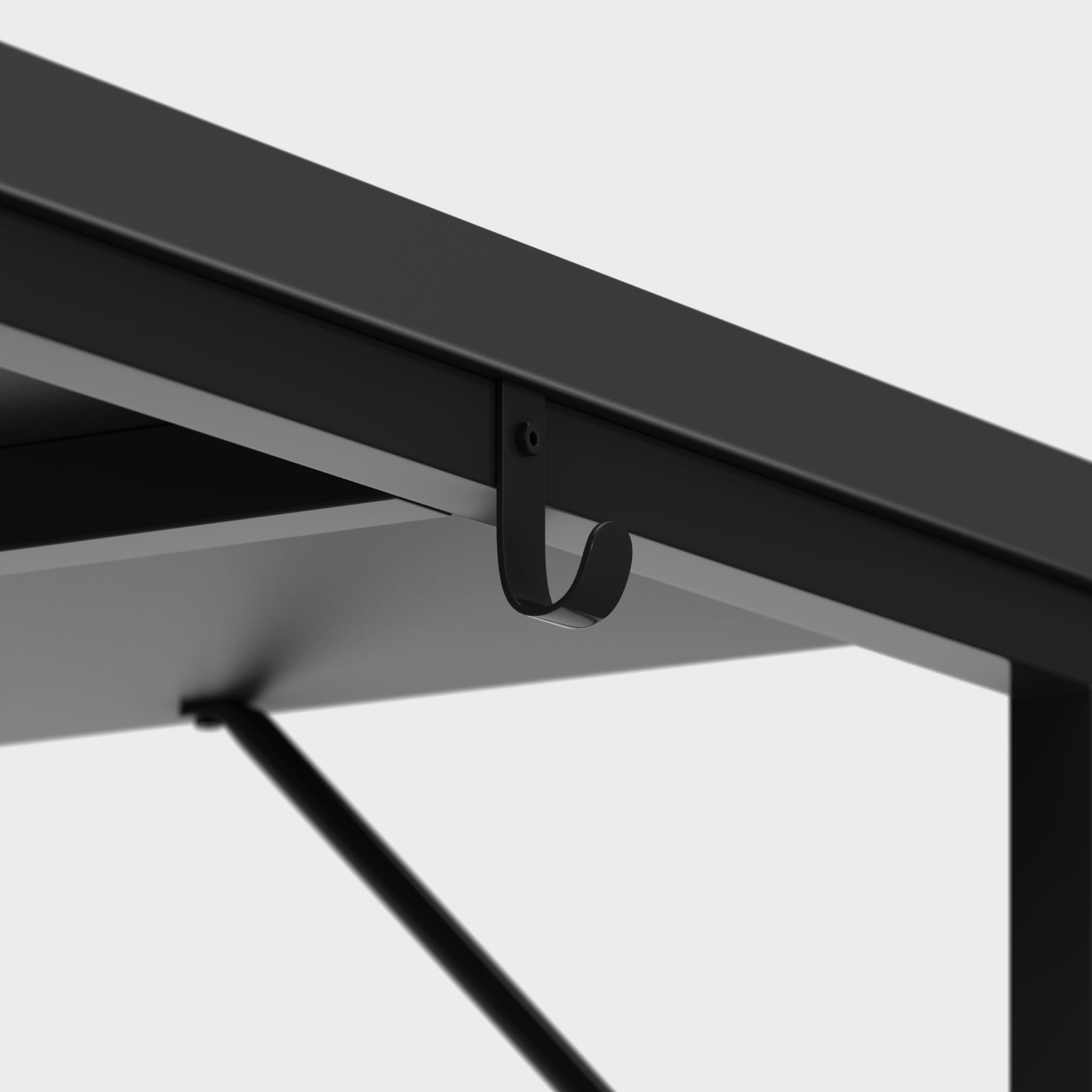 Biurko Małe Mark Adler Leader 1.3 Black 80 cm