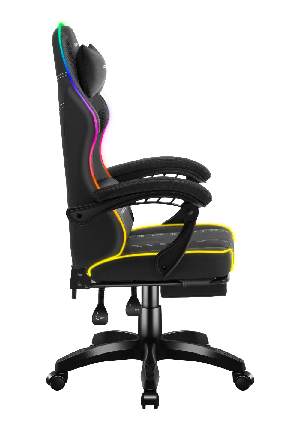Fotel gamingowy Huzaro Force 3.7 RGB Black OUTLET