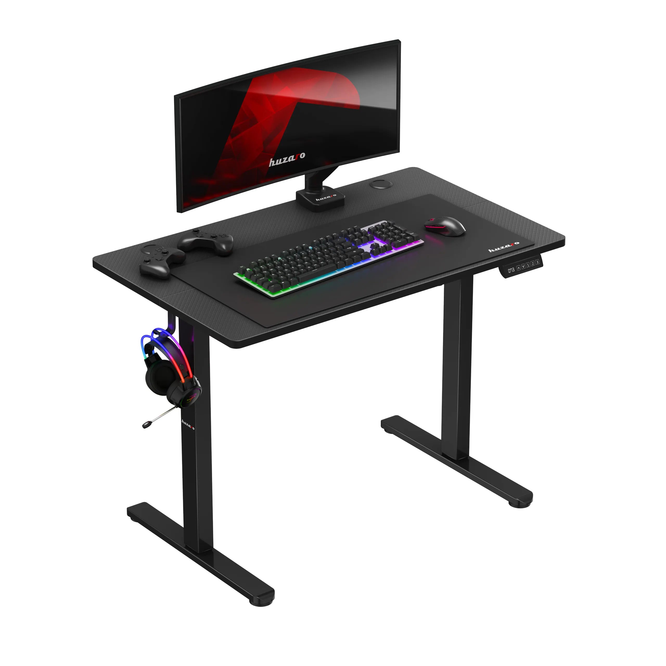 Biurko elektryczne Huzaro Hero 7.9 Black 100 cm OUTLET