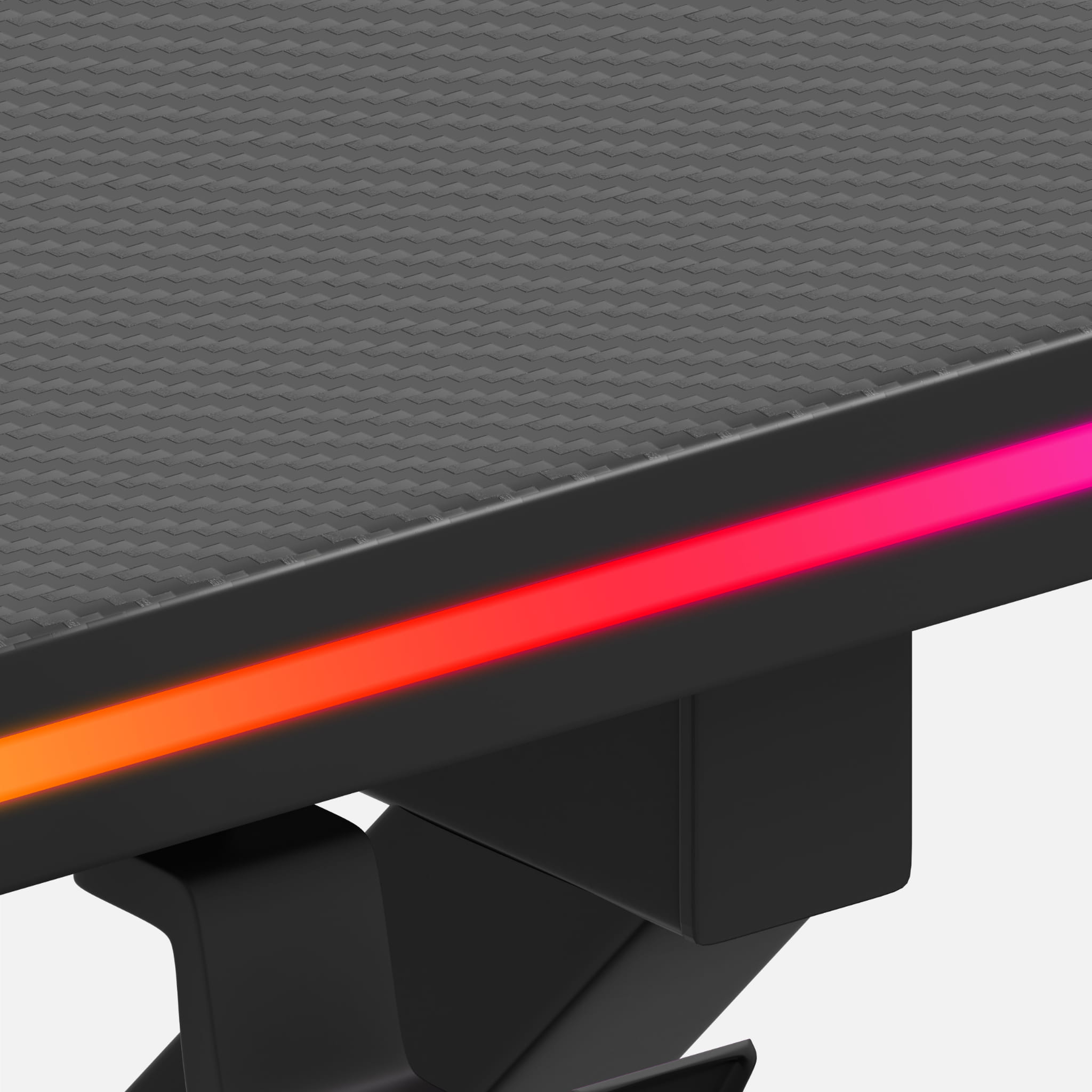 Biurko Gamingowe Huzaro Hero 1.7 RGB Black 120 cm