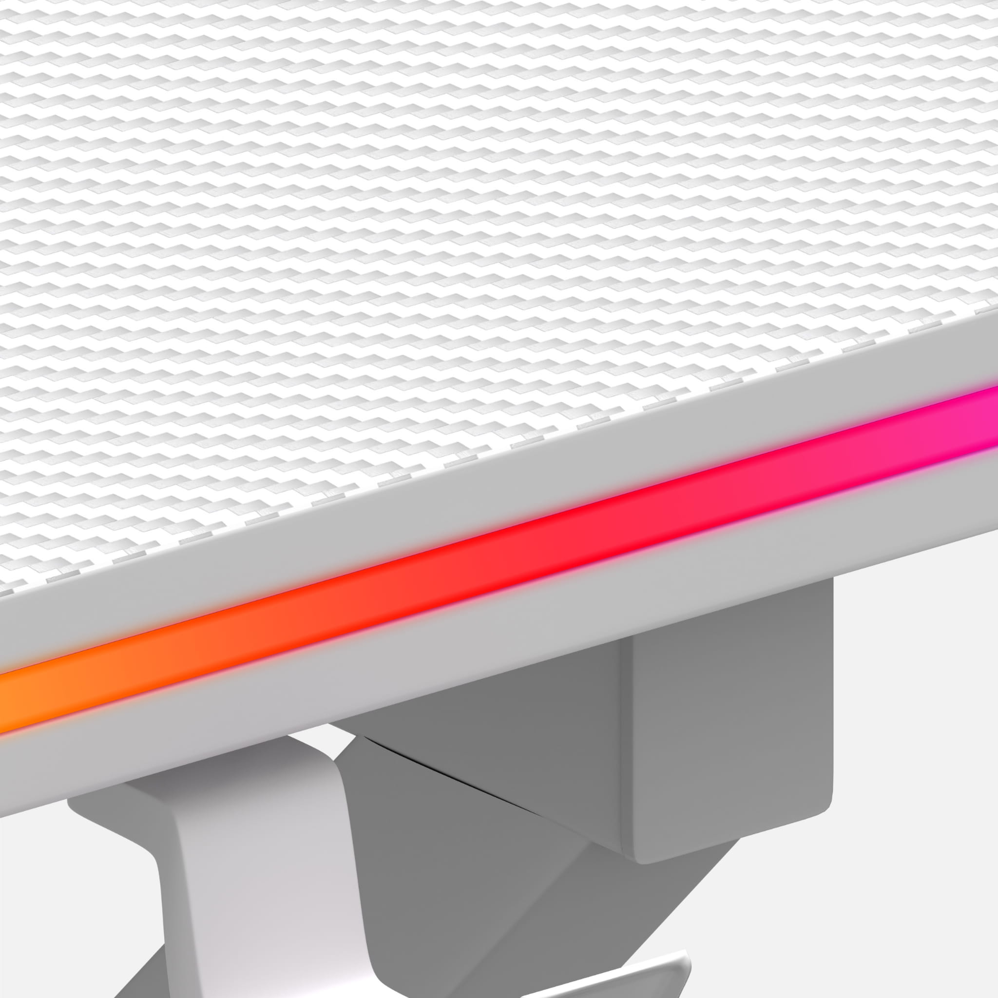 Biurko Gamingowe Huzaro Hero 1.7 RGB White 120 cm