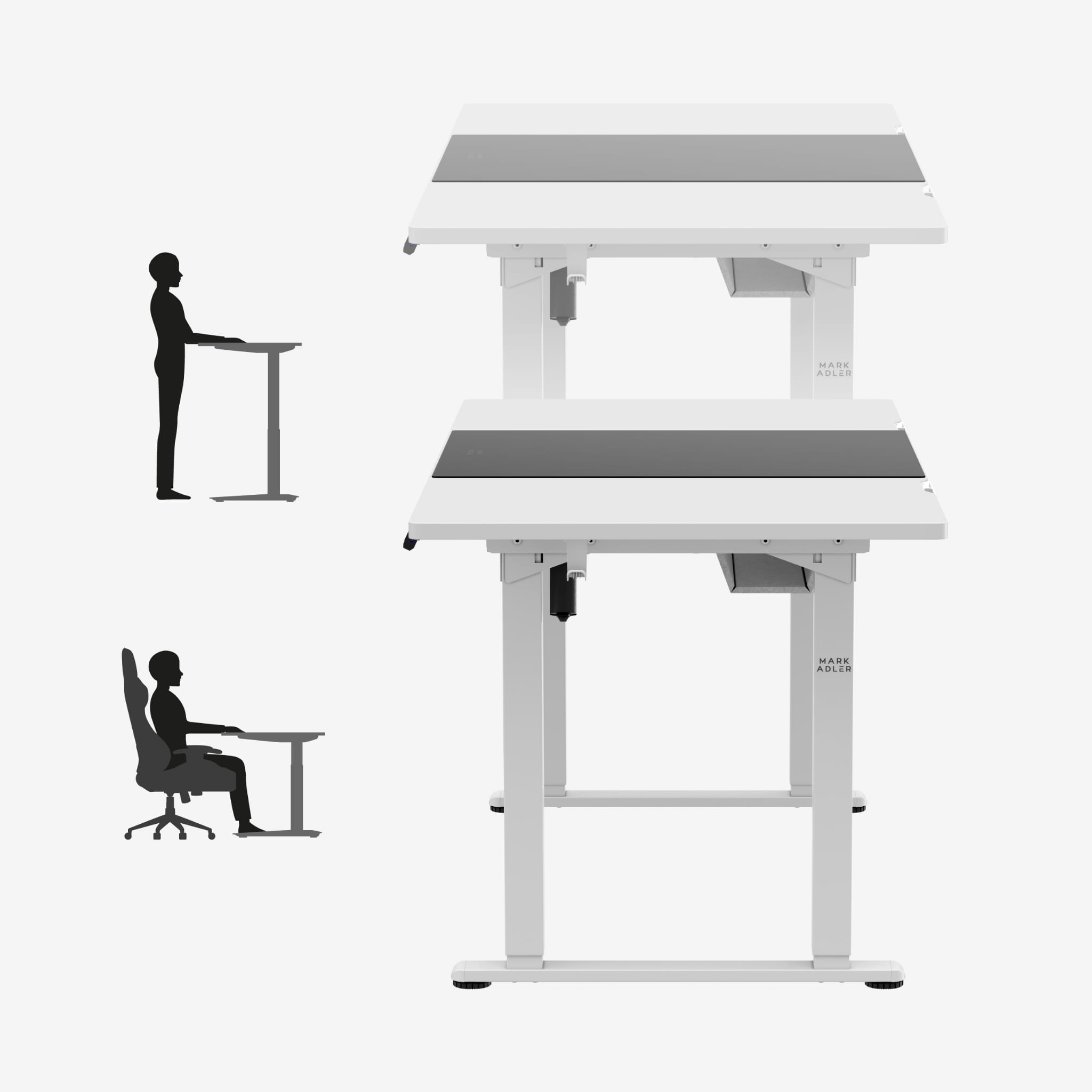 Biurko elektryczne Mark Adler Leader 9.3 White 160 cm