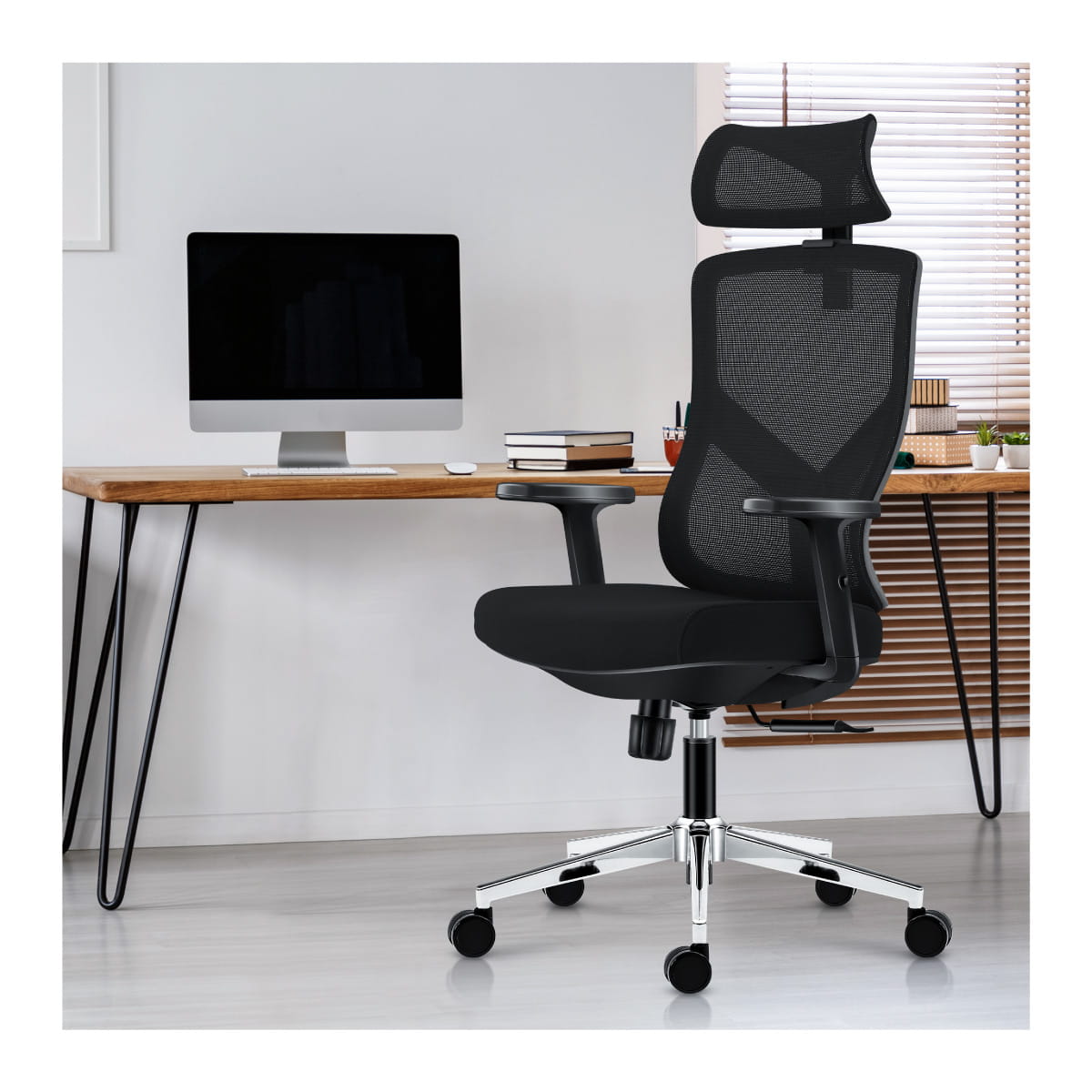 Fotel ergonomiczny Mark Adler Manager 3.3 Black OUTLET